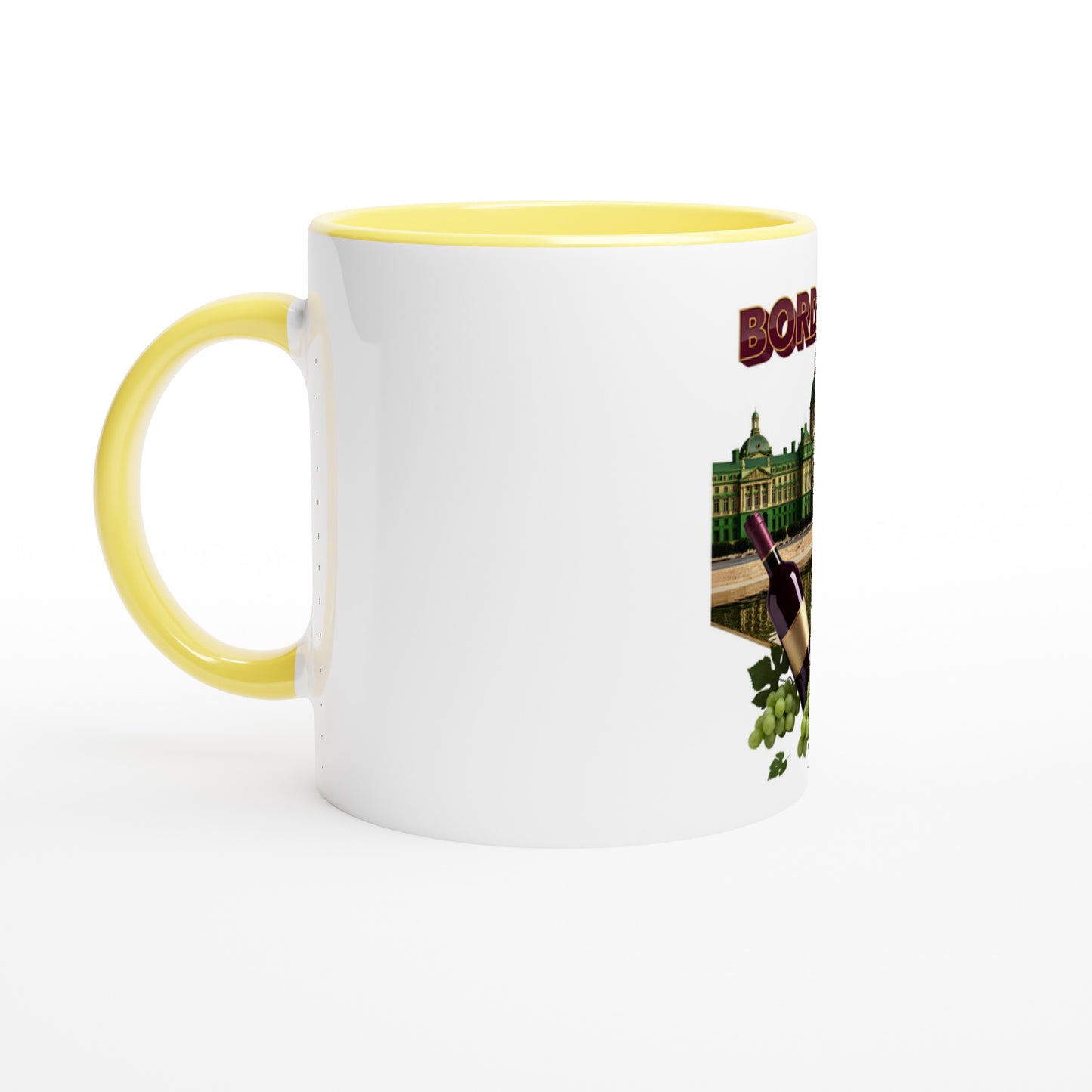 Mug en céramique bordeaux ville de France  de 325 ml (11 oz)