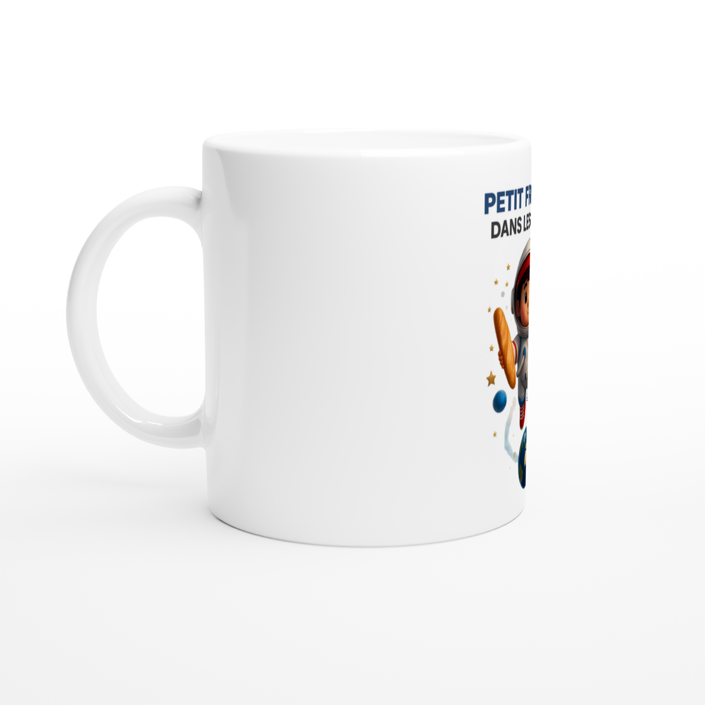 Mug en céramique petit Français dans les étoiles  de 325 ml (11 oz)