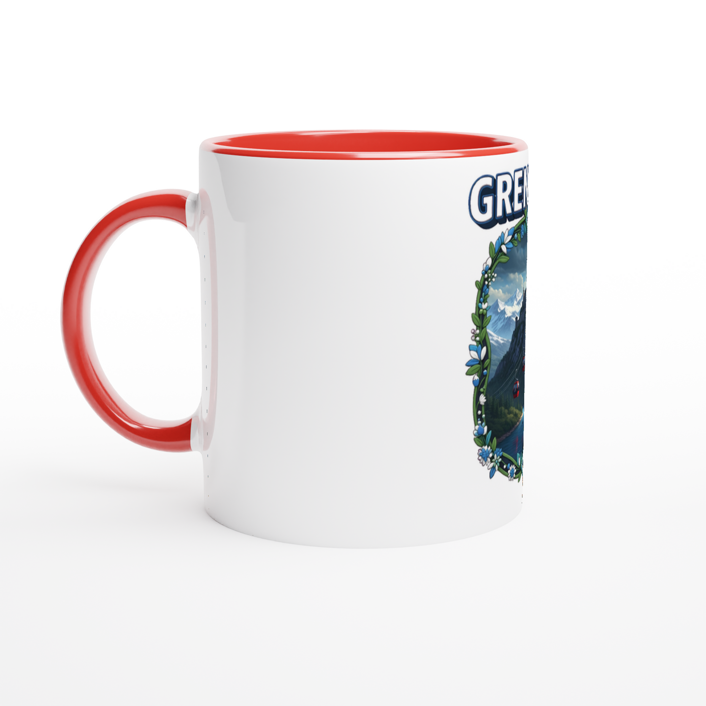 Mug en céramique Grenoble ville de France de 325 ml (11 oz)
