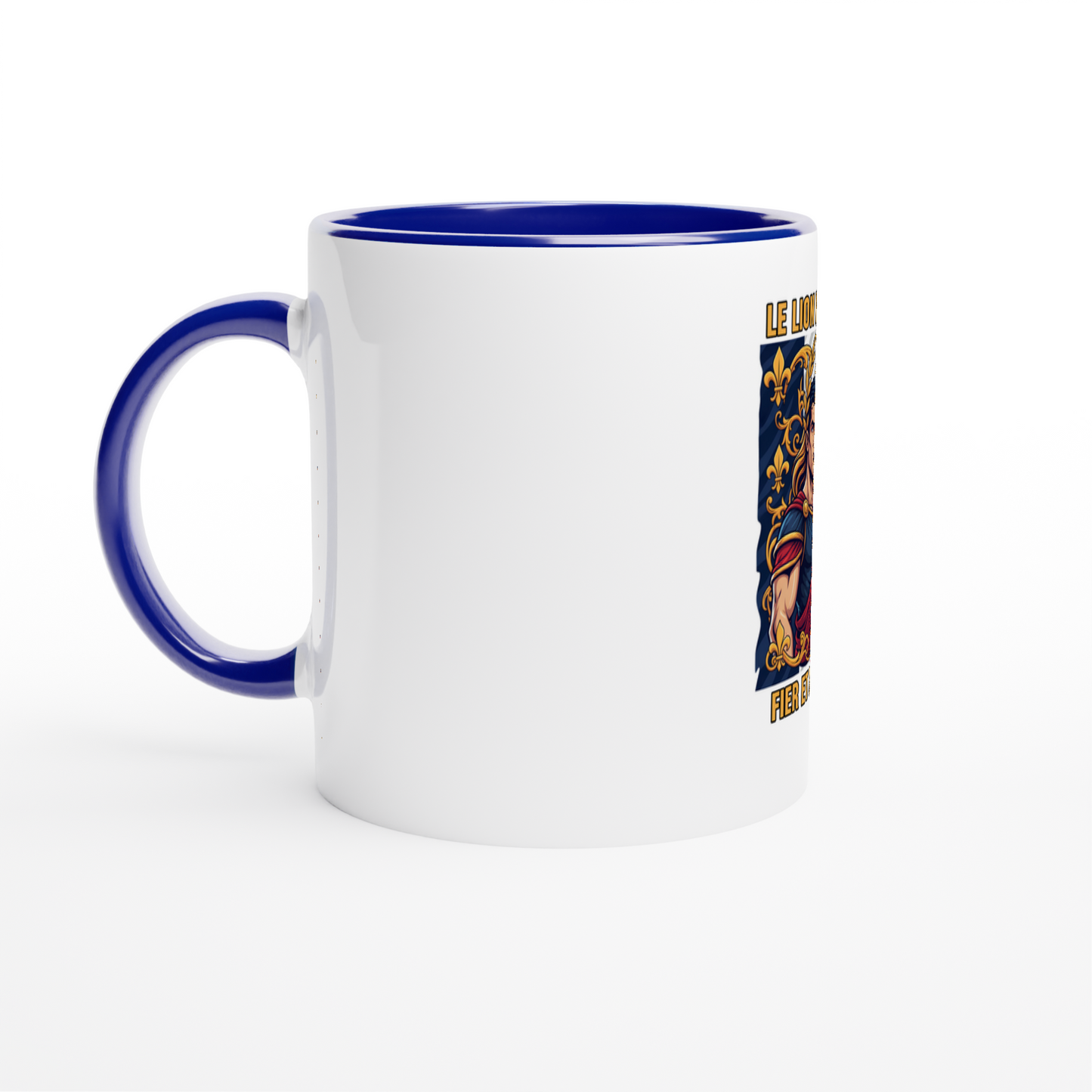 Mug en céramique   lion fort   de 325 ml (11 oz)