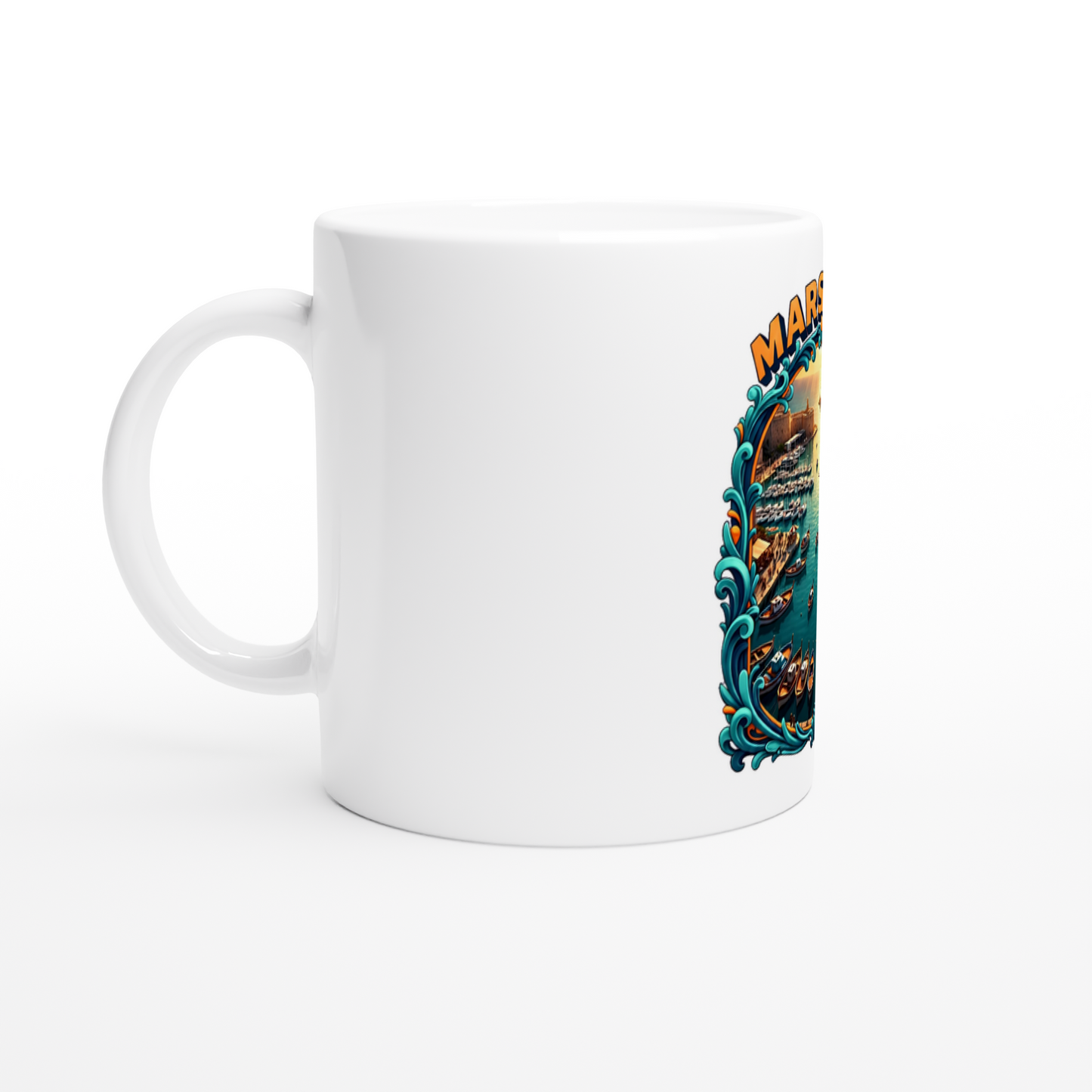Mug en céramique des villes de France   Marseille  de 325 ml (11 oz)