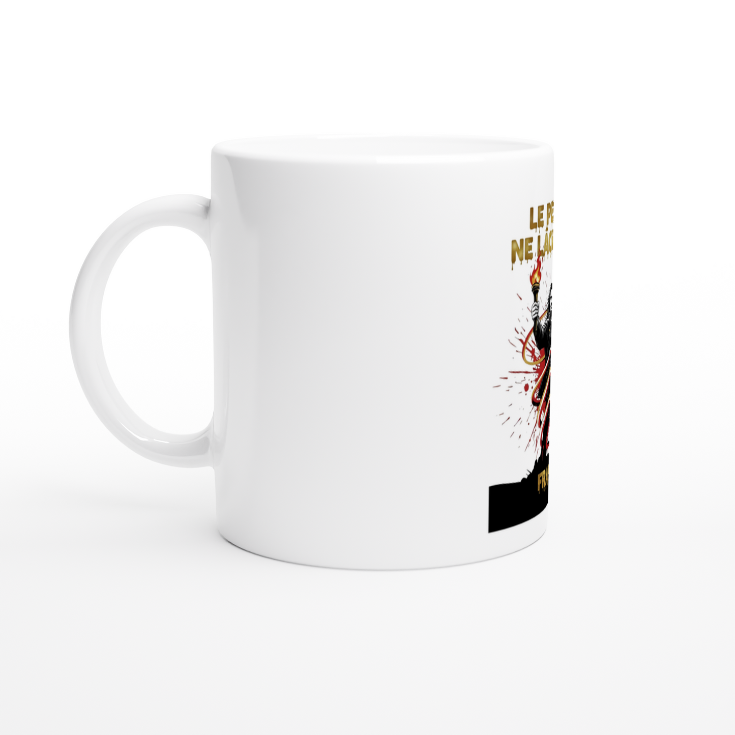Mug en céramique le peuple lâche rien de 325 ml (11 oz)
