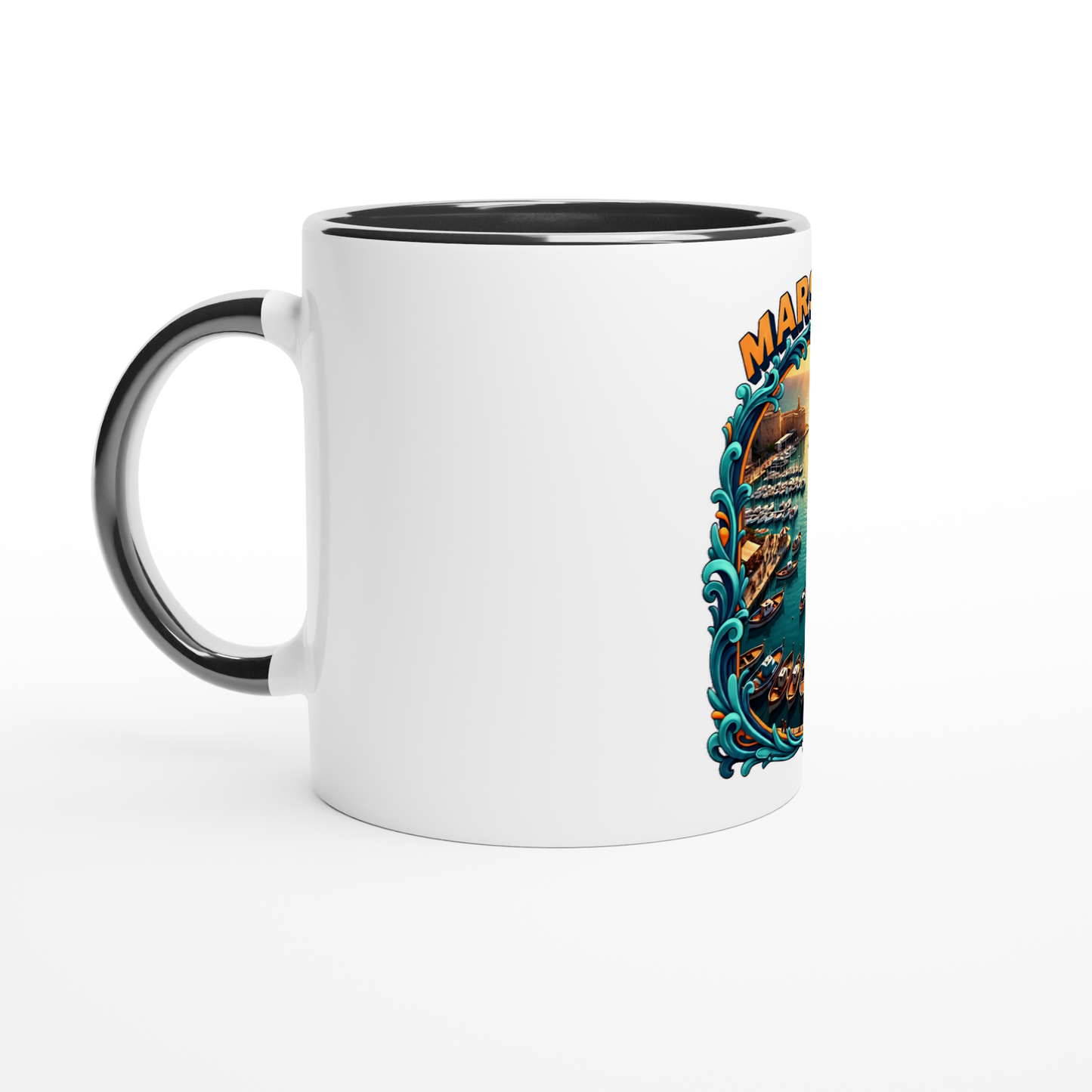 Mug en céramique des villes de France   Marseille  de 325 ml (11 oz)