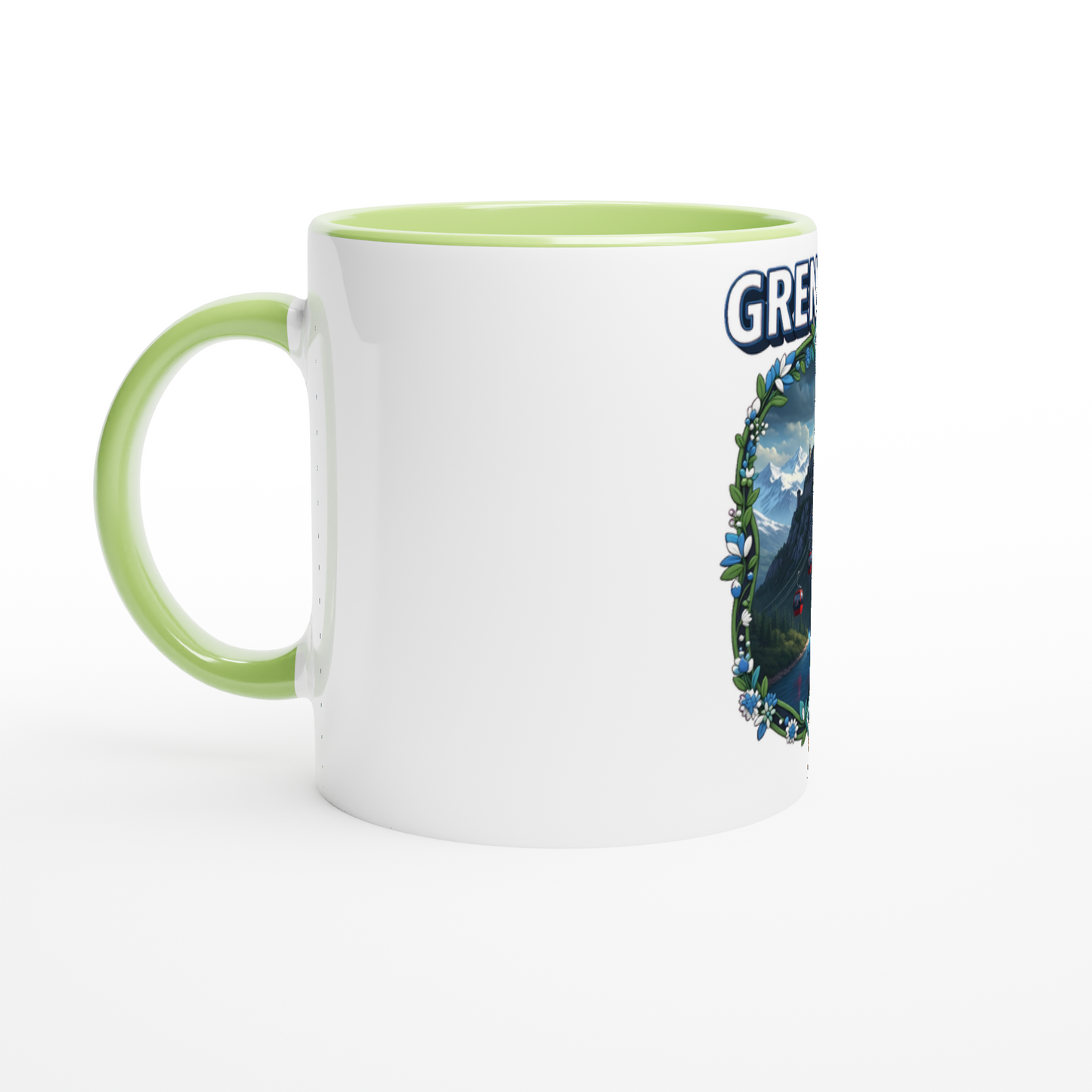 Mug en céramique Grenoble ville de France de 325 ml (11 oz)