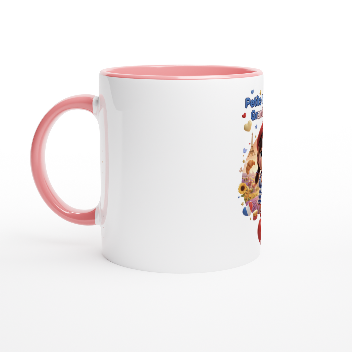 Mug en céramique  Française au grand cœur de 325 ml (11 oz)
