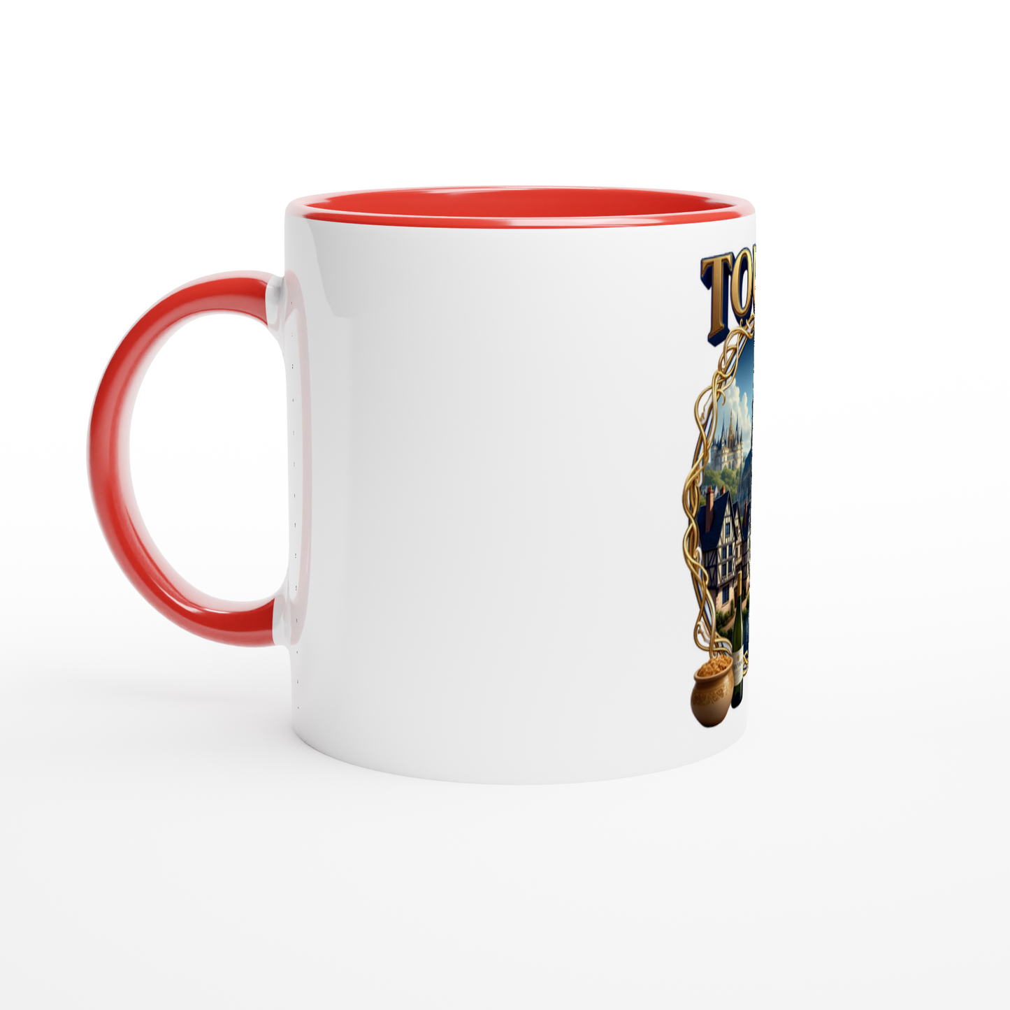 Mug en céramique Tours ville de France de 325 ml (11 oz)