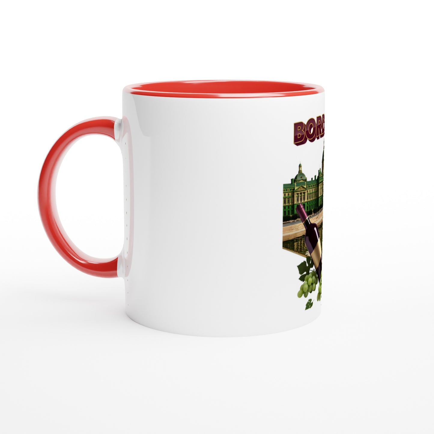 Mug en céramique bordeaux ville de France  de 325 ml (11 oz)