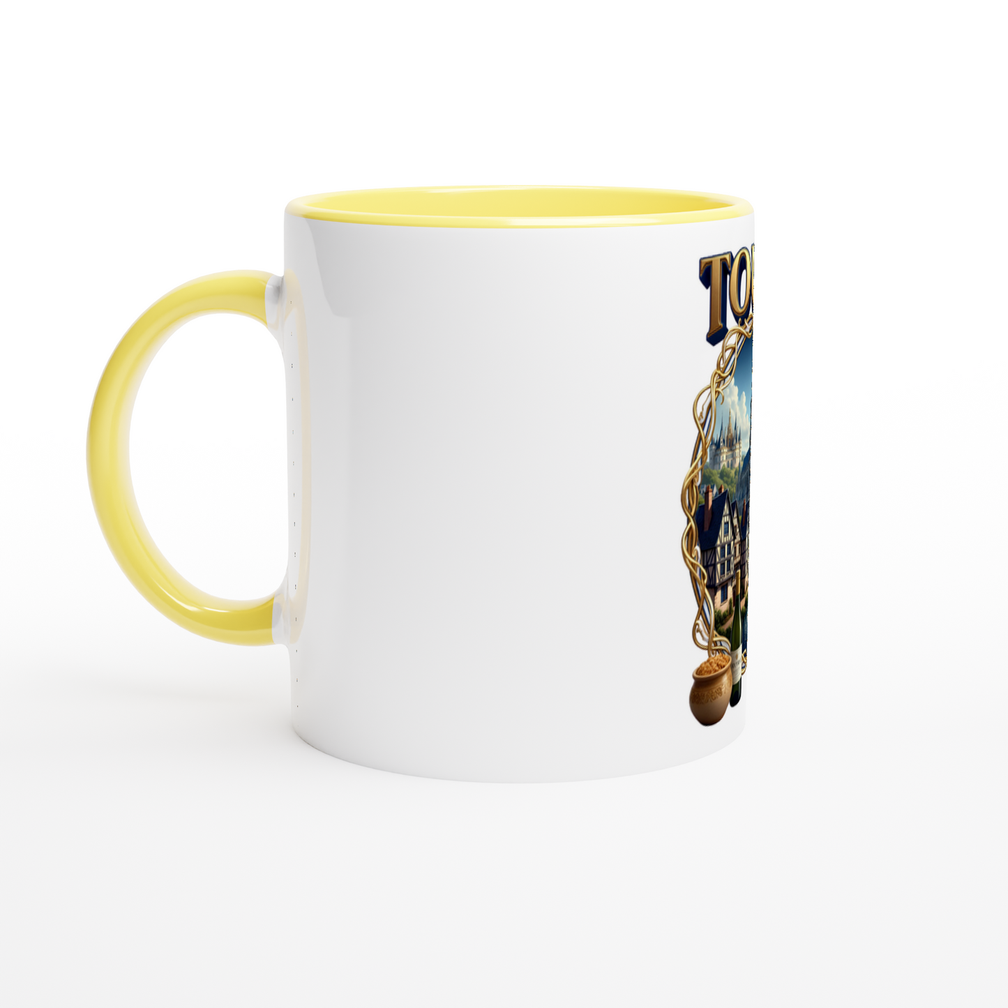 Mug en céramique Tours ville de France de 325 ml (11 oz)