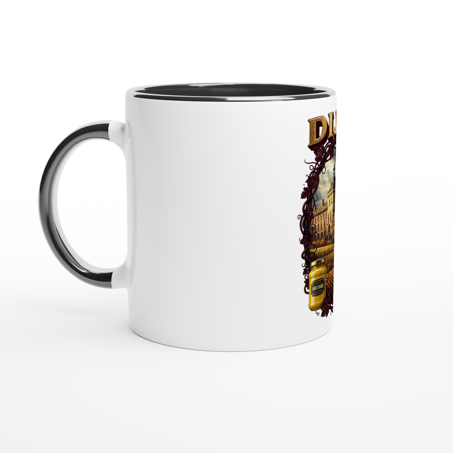 Mug en céramique Dijon ville de France   de 325 ml (11 oz)