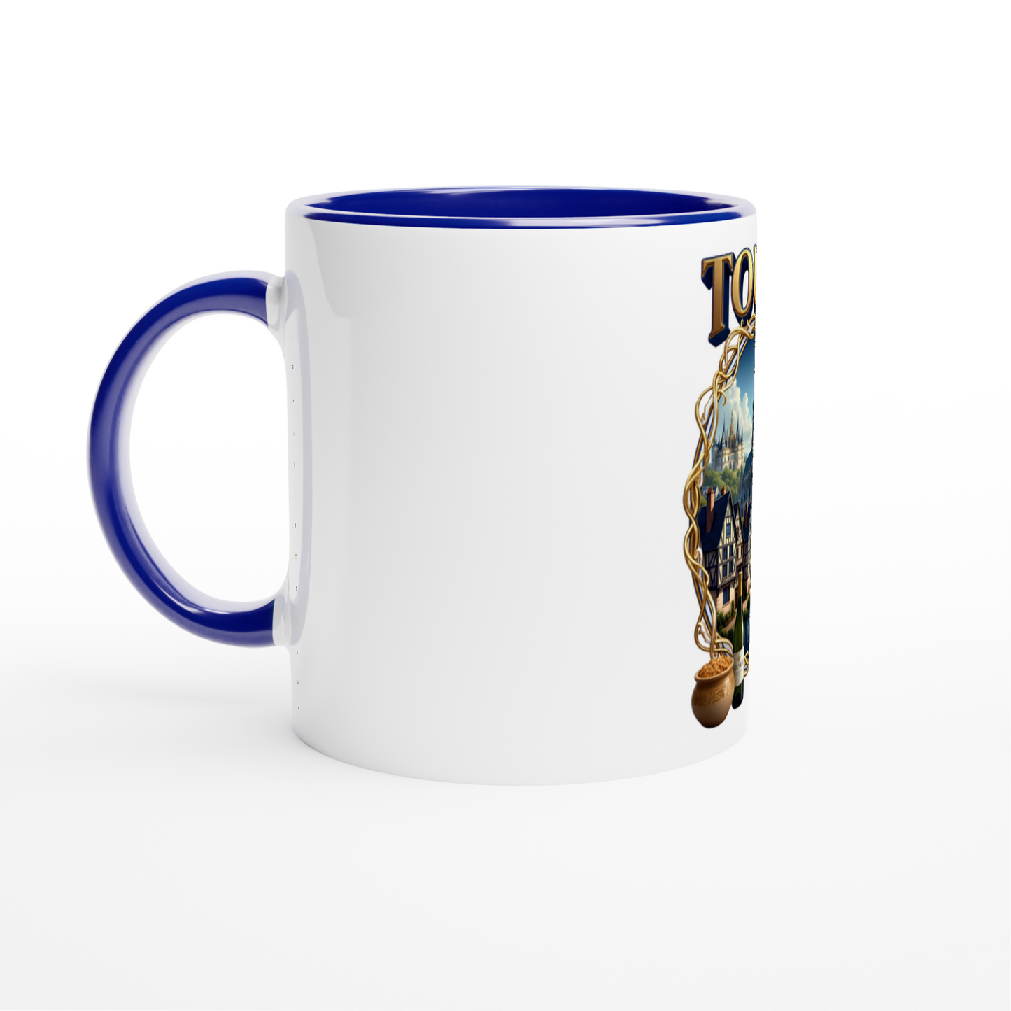 Mug en céramique Tours ville de France de 325 ml (11 oz)