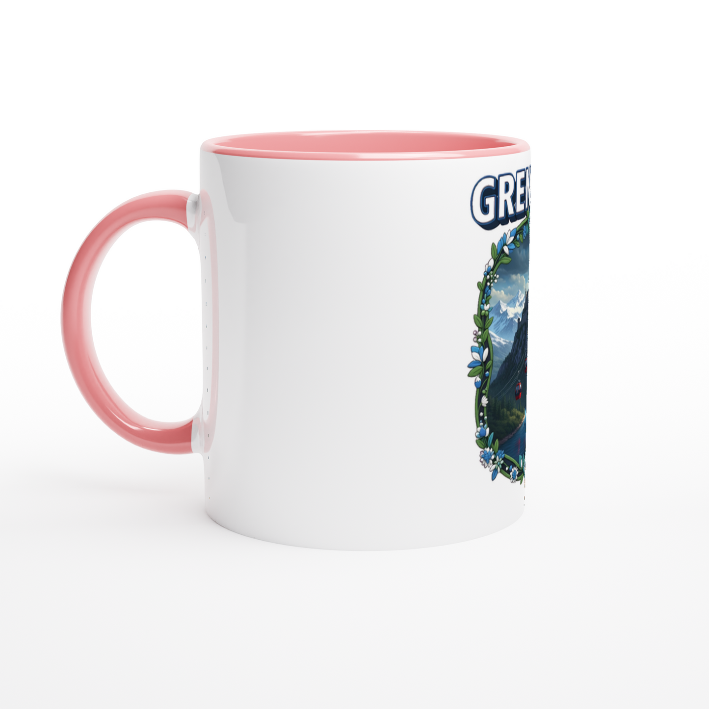 Mug en céramique Grenoble ville de France de 325 ml (11 oz)