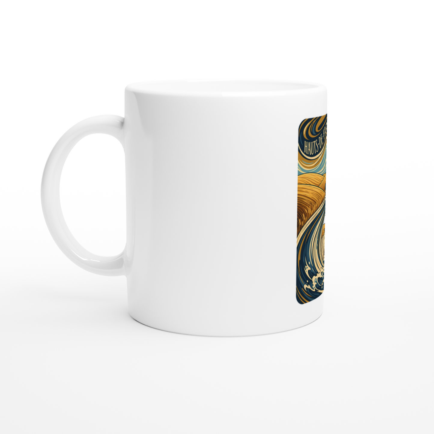 Mug en céramique haut de France de 325 ml (11 oz)