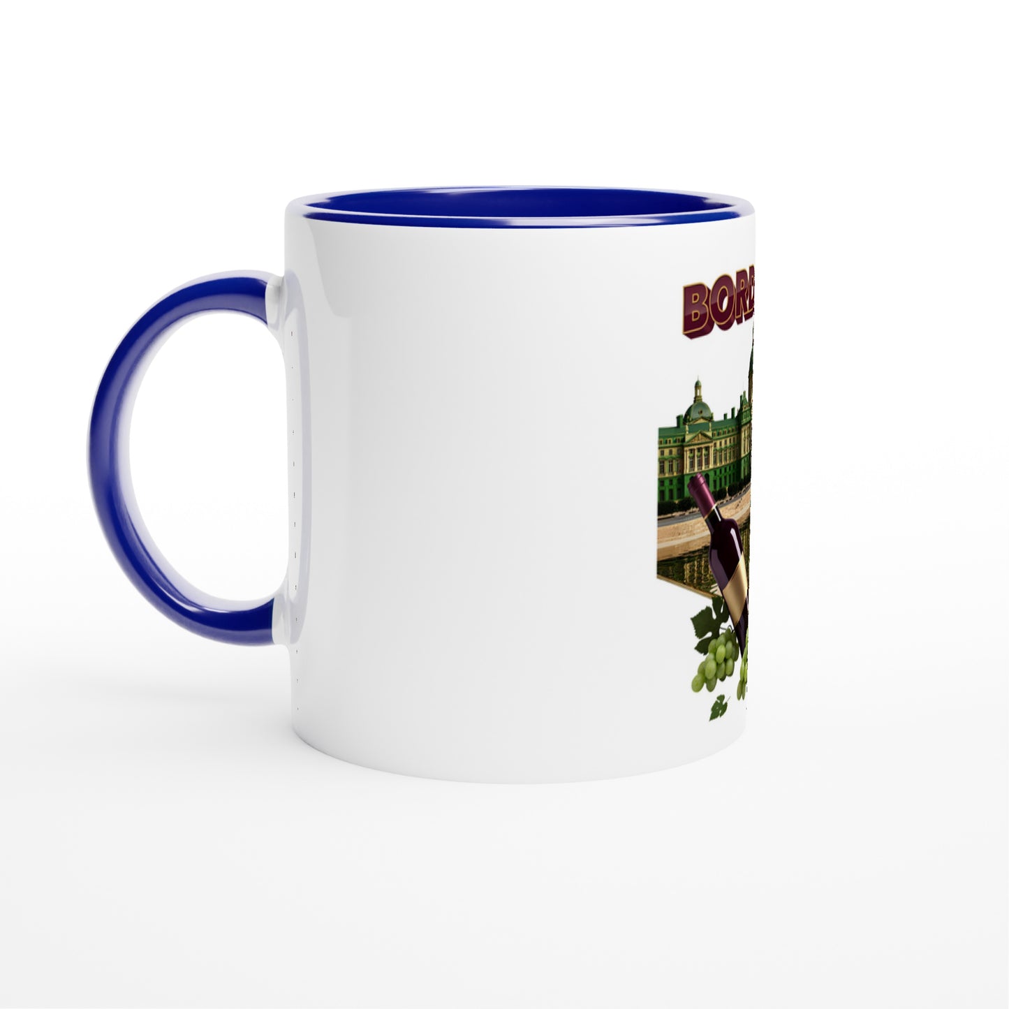 Mug en céramique bordeaux ville de France  de 325 ml (11 oz)