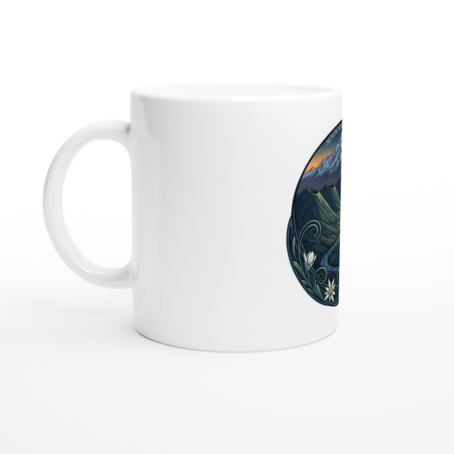 - Mug en céramiquee auvergne- Rhône- alpes  de 325 ml (11 oz)