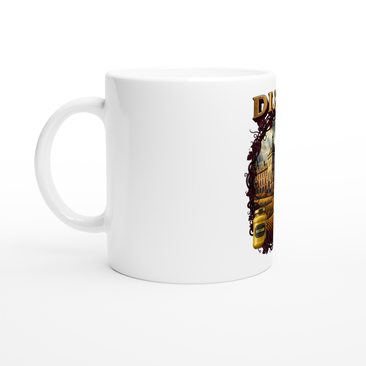 Mug en céramique Dijon ville de France   de 325 ml (11 oz)