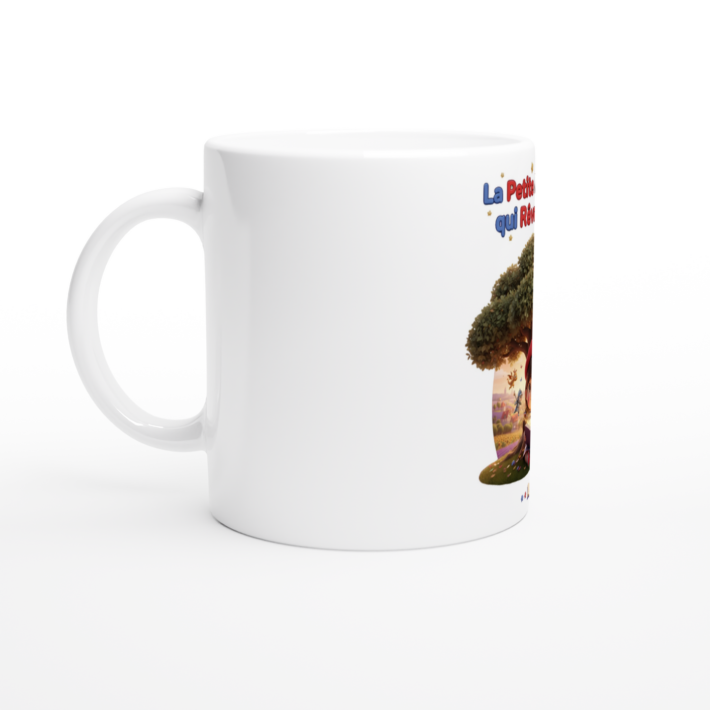 Mug en céramique petite française qui rêve grand  de 325 ml (11 oz)