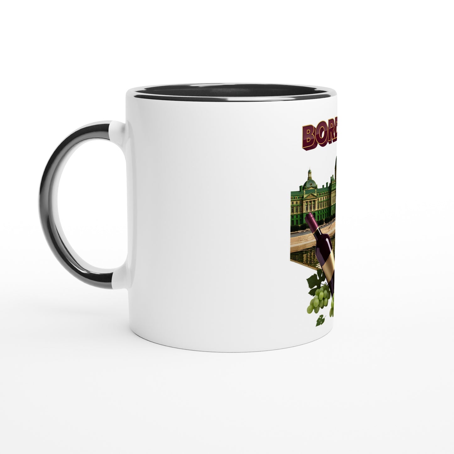 Mug en céramique bordeaux ville de France  de 325 ml (11 oz)