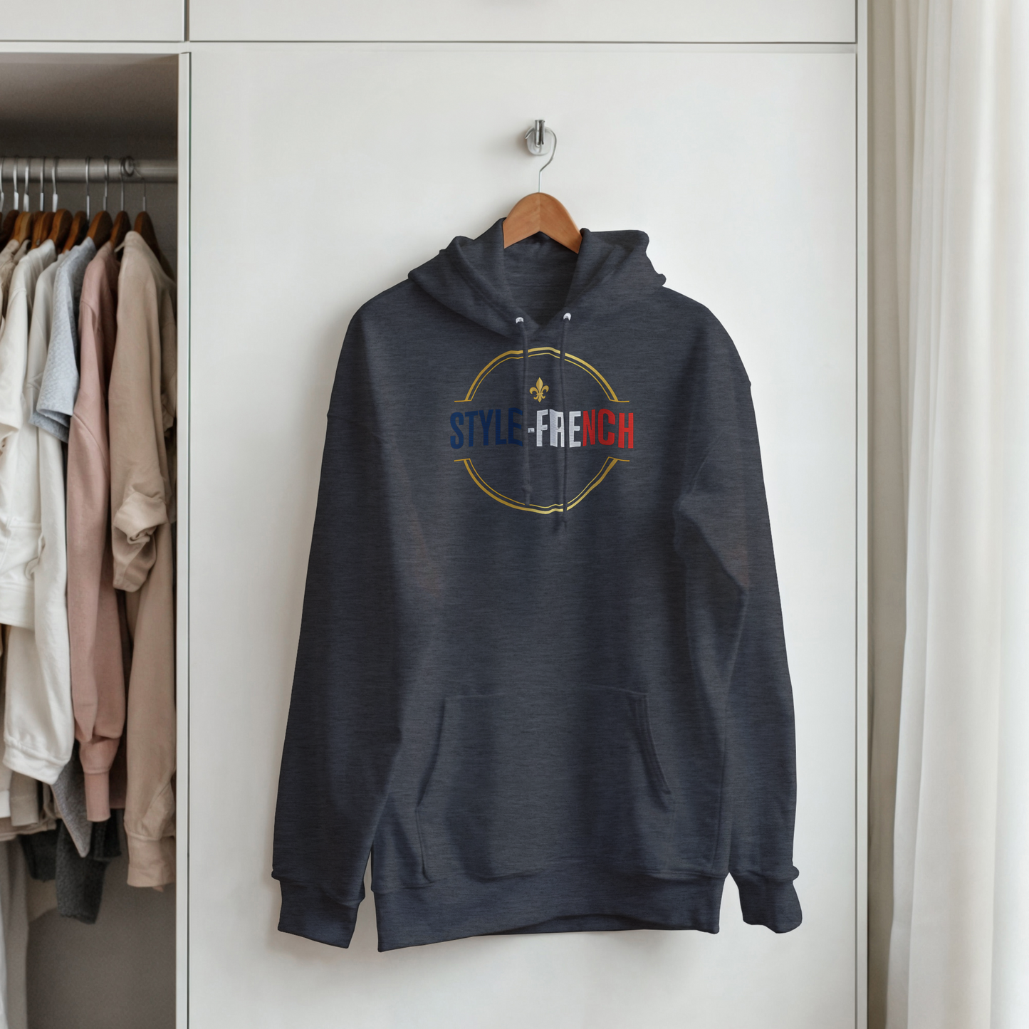 Sweat à Capuche Homme "Le Peuple Ne Lâche Rien" – Confort Premium