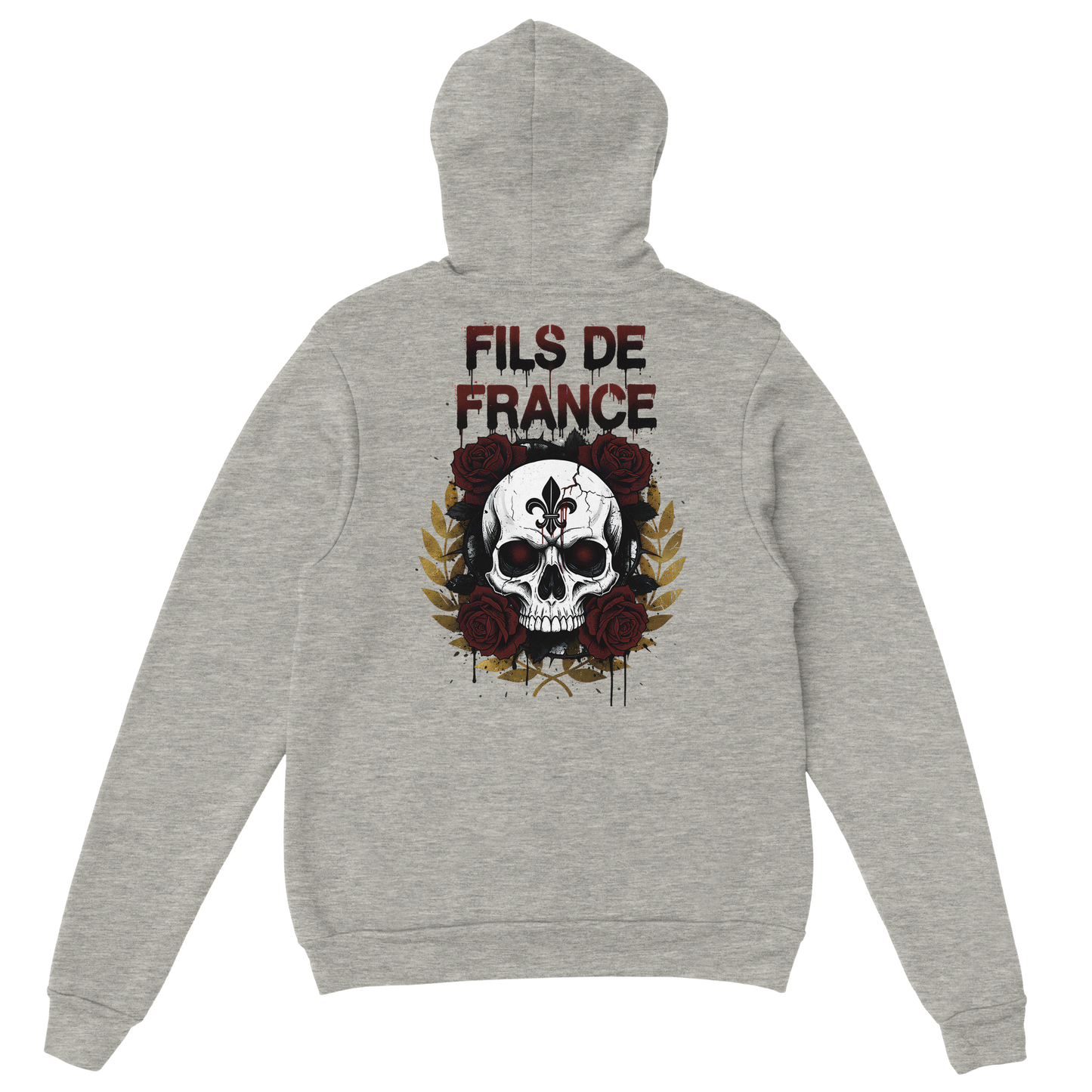 Sweat à capuche homme Fils de France – Hoodie premium en coton mélangé