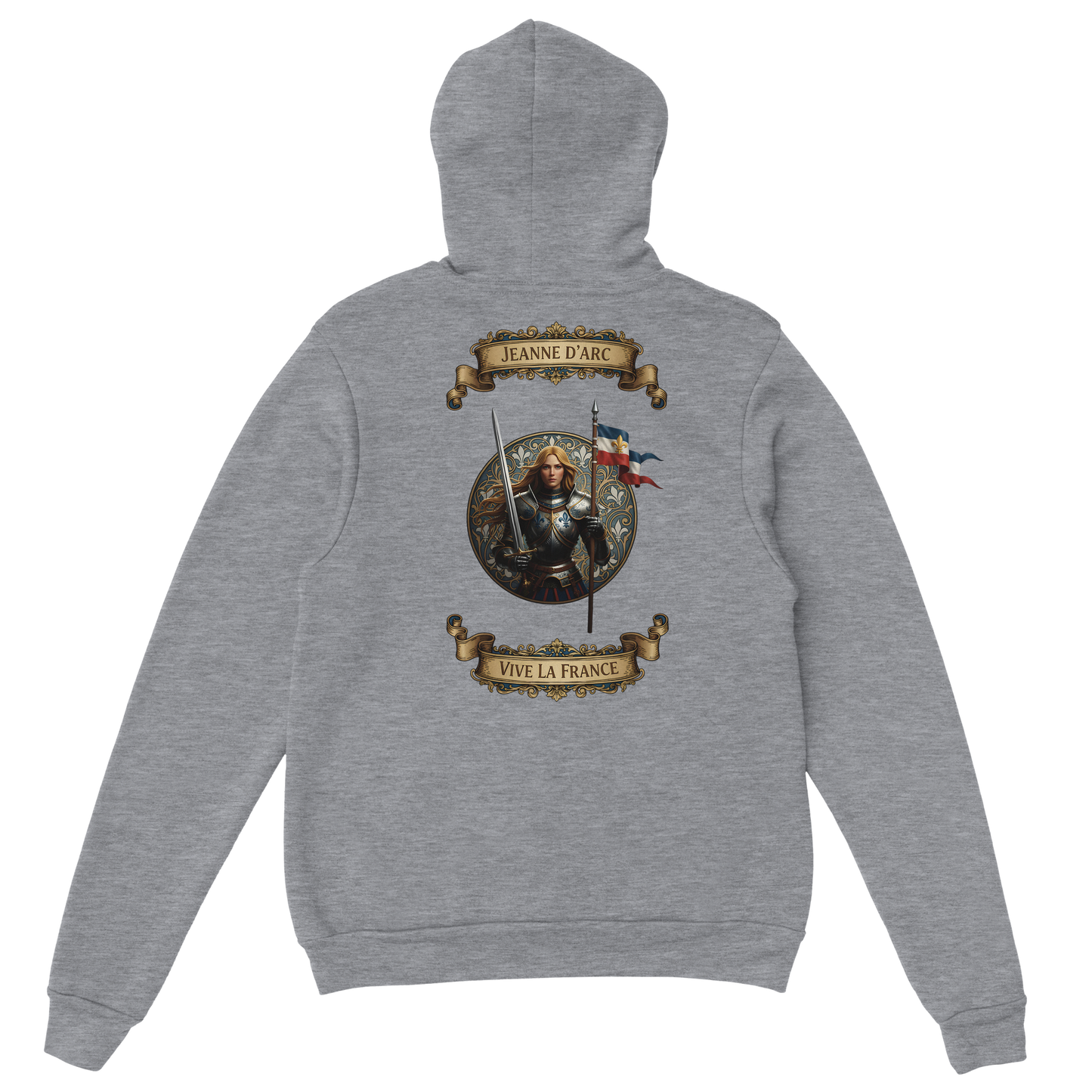 Sweat à Capuche Femme Jeanne d'Arc - Hoodie Confortable et Résistant