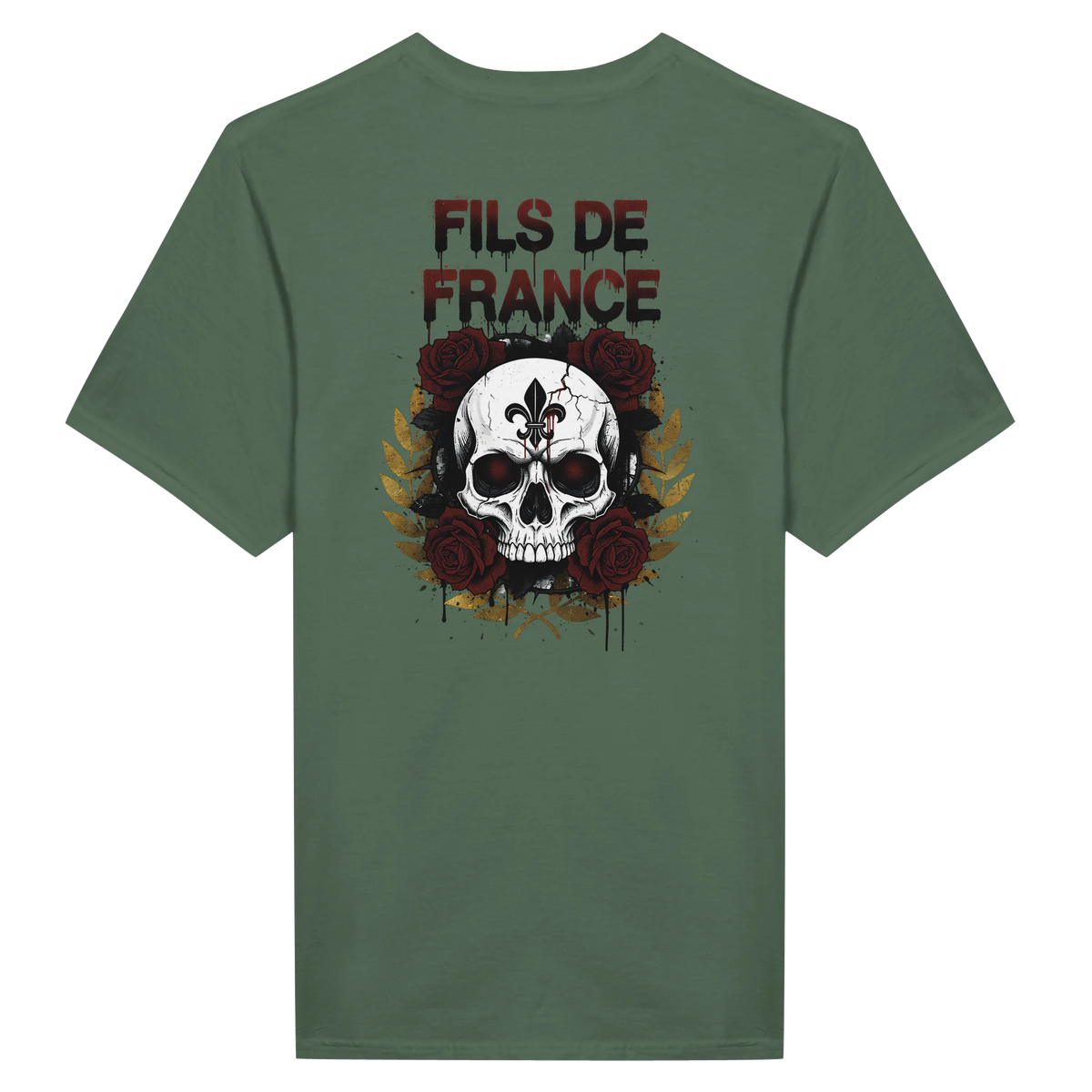 T-Shirt Homme Fils de France - Premium Coton Doux Impression Haute Définition