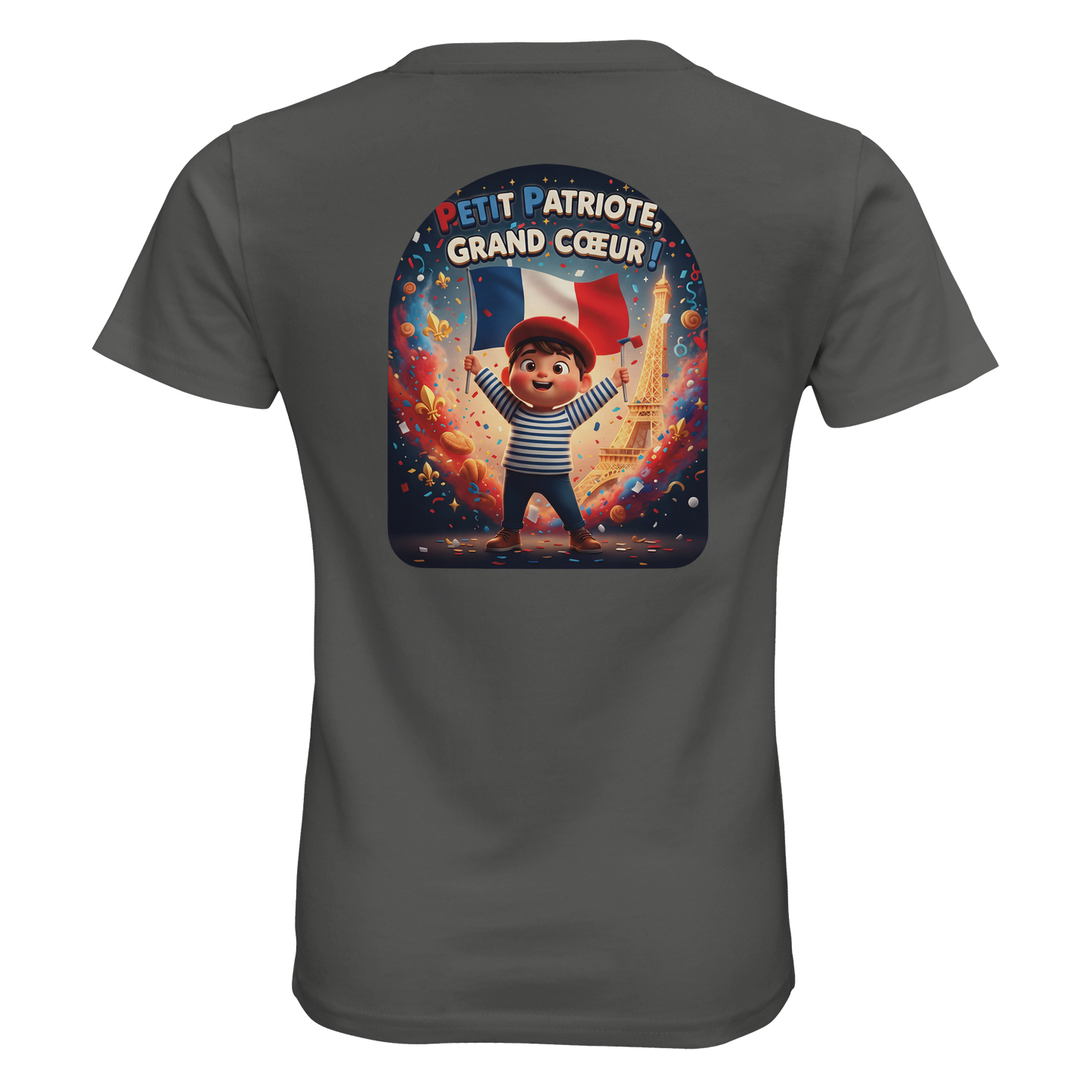 T-shirt Garçon Petit Patriote - Coton Bio Premium