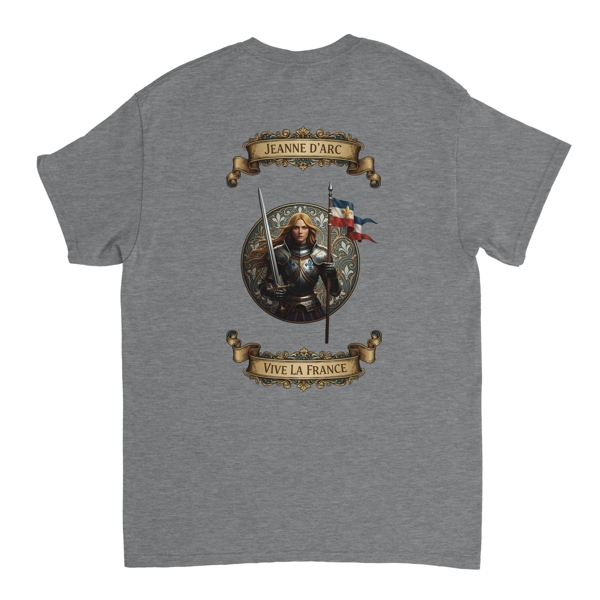 T-shirt Femme Jeanne d'Arc - Symbole Iconique en Coton Premium
