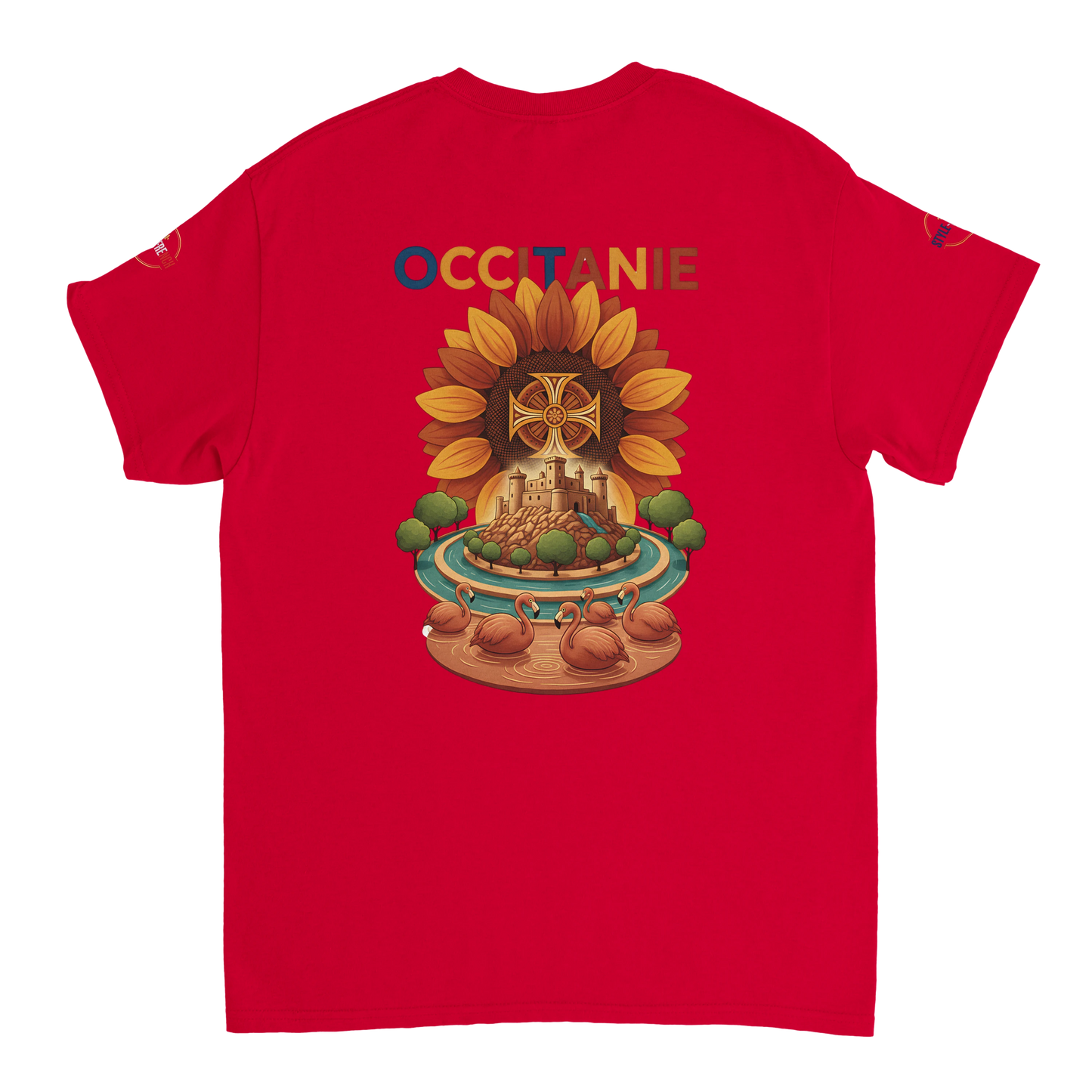 T-shirt Unisexe Occitanie – Coton Épais Premium