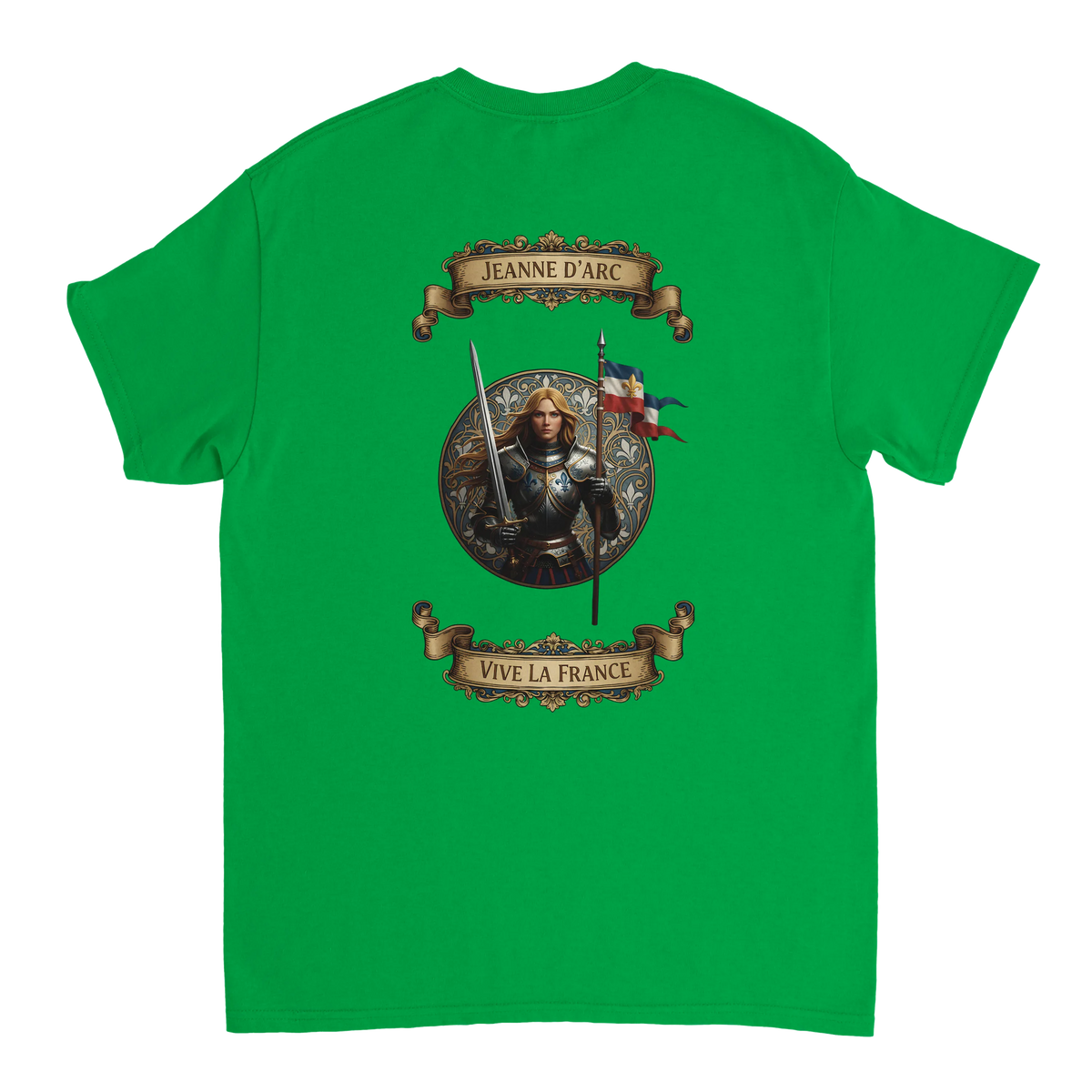 T-shirt Femme Jeanne d'Arc - Symbole Iconique en Coton Premium