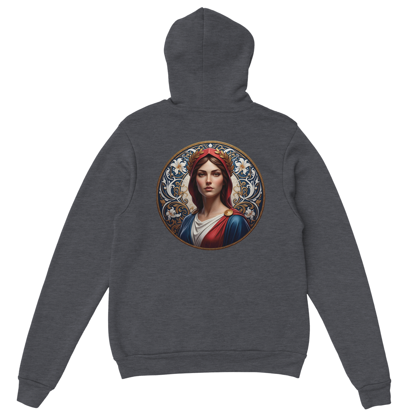 Sweat à capuche femme Marianne - Hoodie en coton et polyester