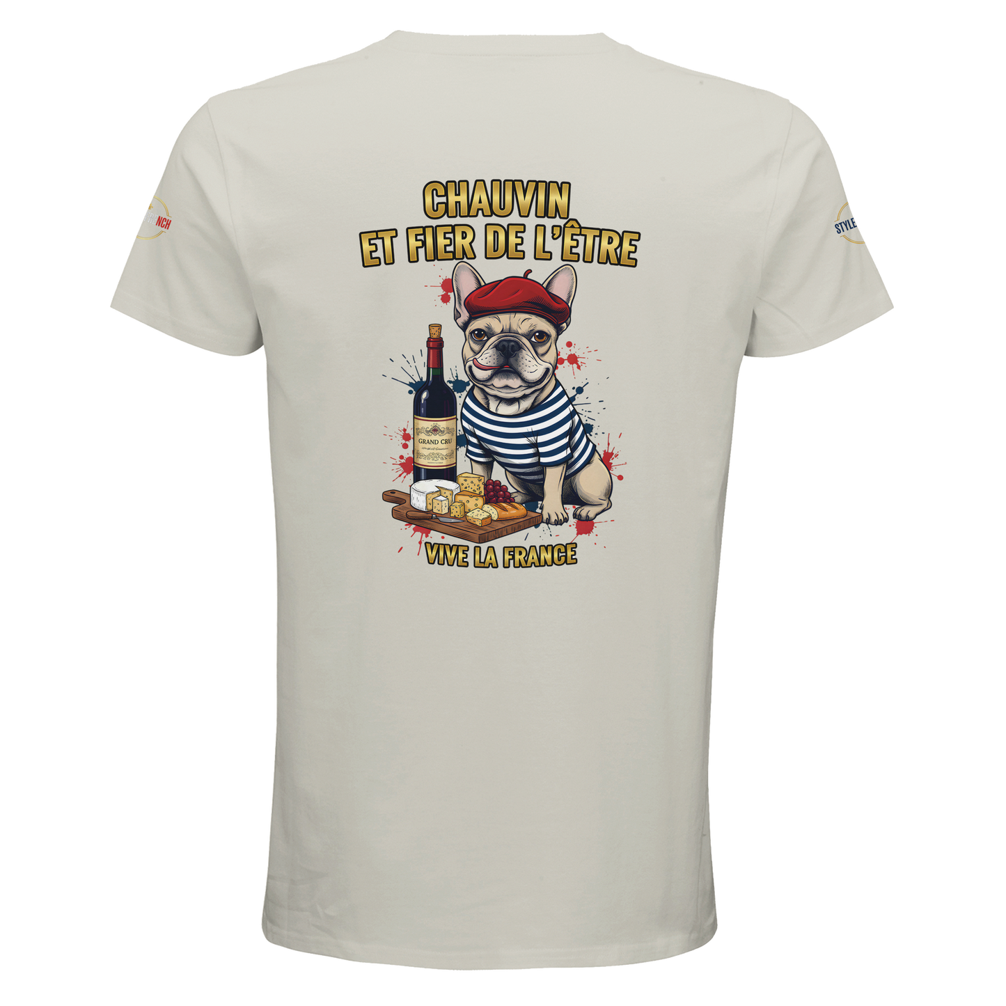 T-shirt Homme Chauvin et Fier de l'Être - 100% Coton Bio