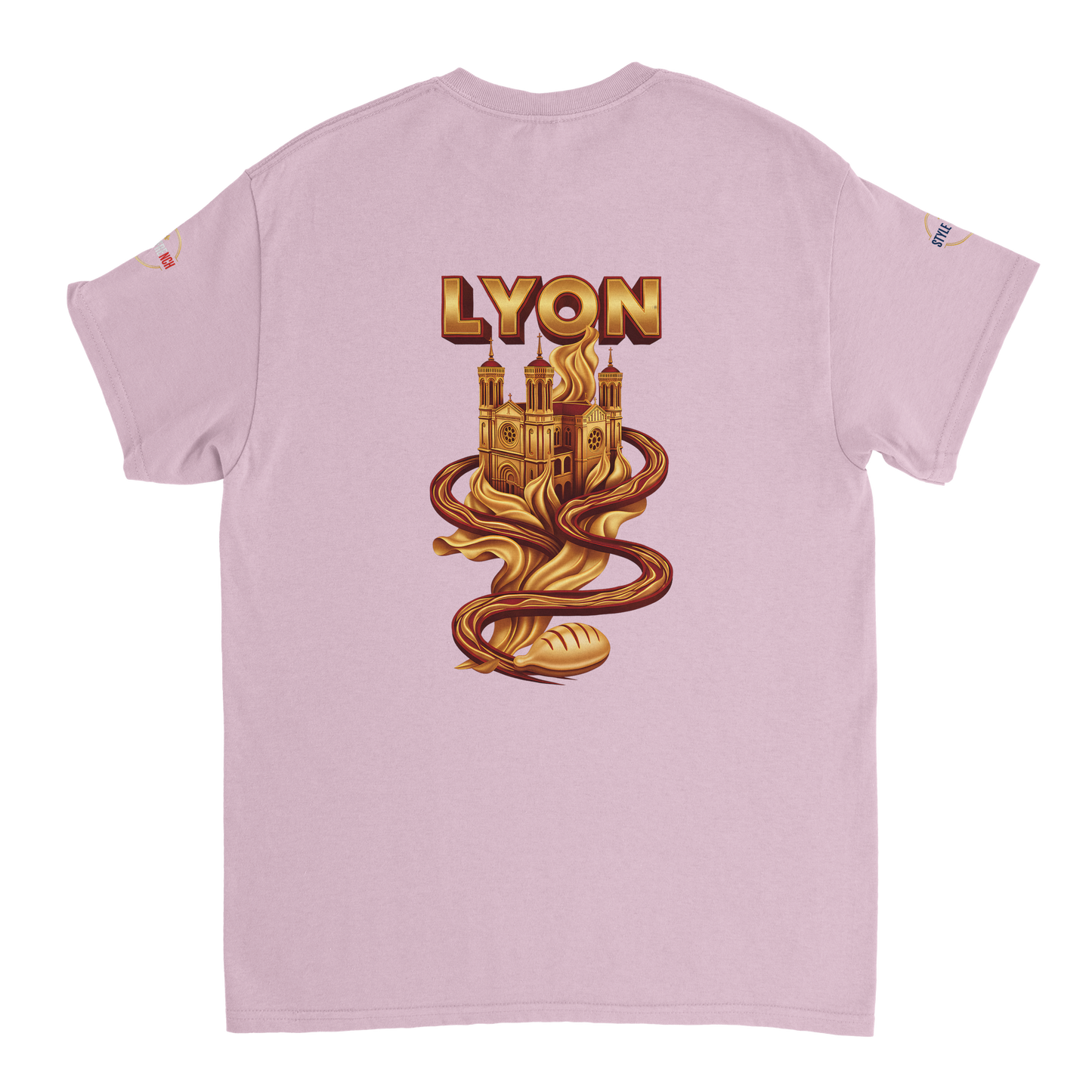 T-Shirt Unisexe Lyon - Design Ville de France - 100% Coton