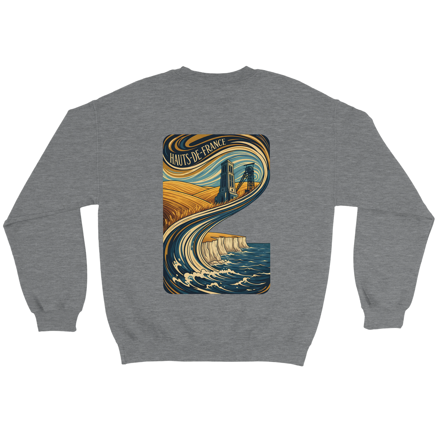 Sweat-shirt Unisexe Haut de France - Confort Premium et Design Classique
