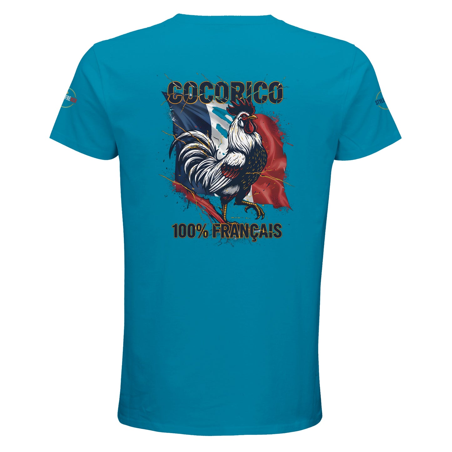 T-shirt Homme Cocorico - Coton Bio Premium à Col Rond