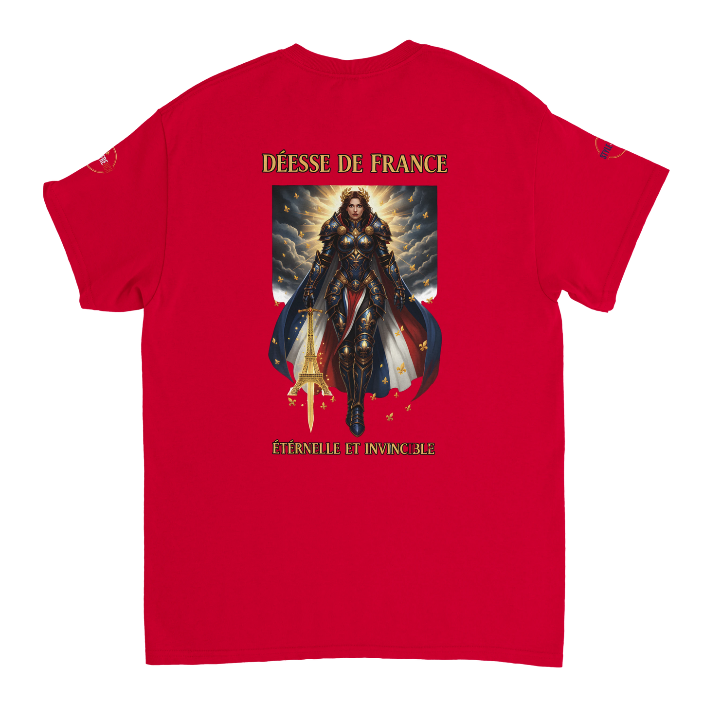 T-shirt Femme Déesse de France - Coton Épais à Coupe Classique