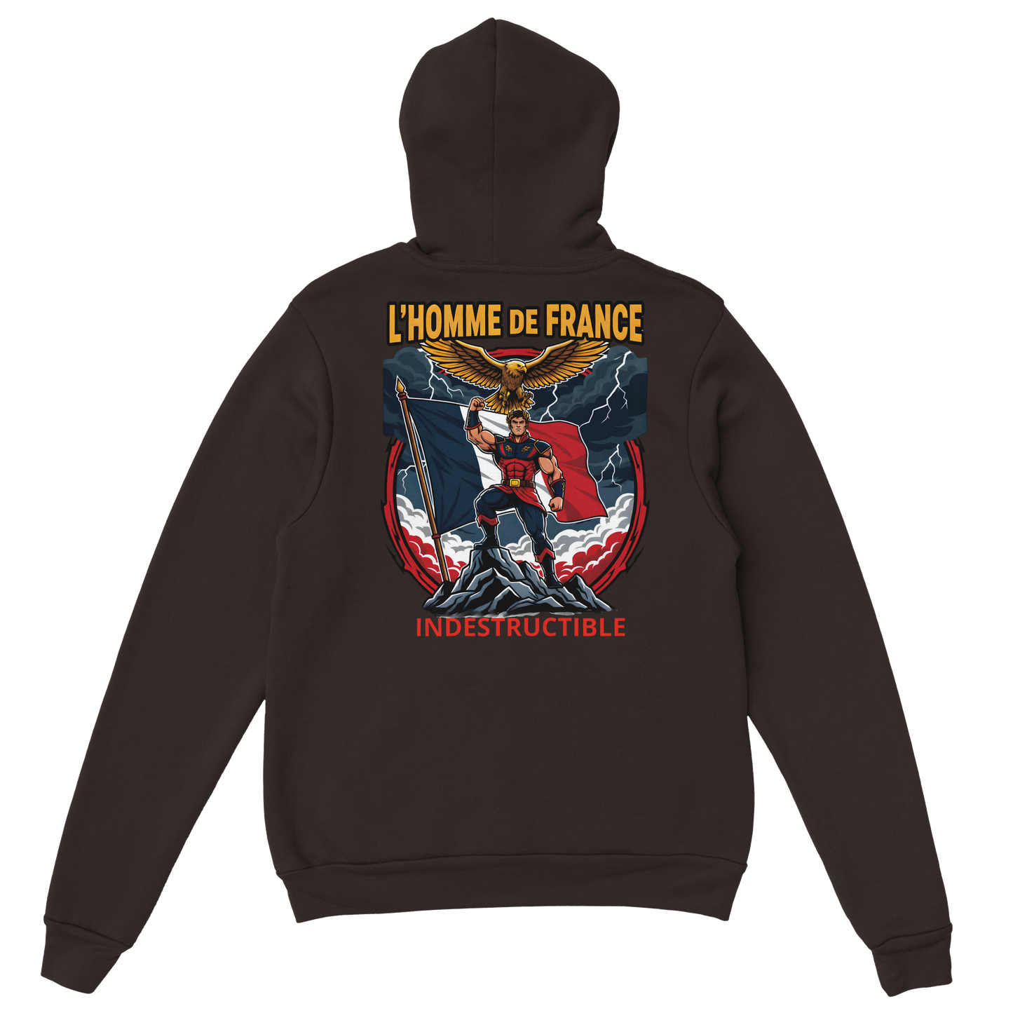 Sweat à Capuche Homme homme de France - Design France - Confort Premium