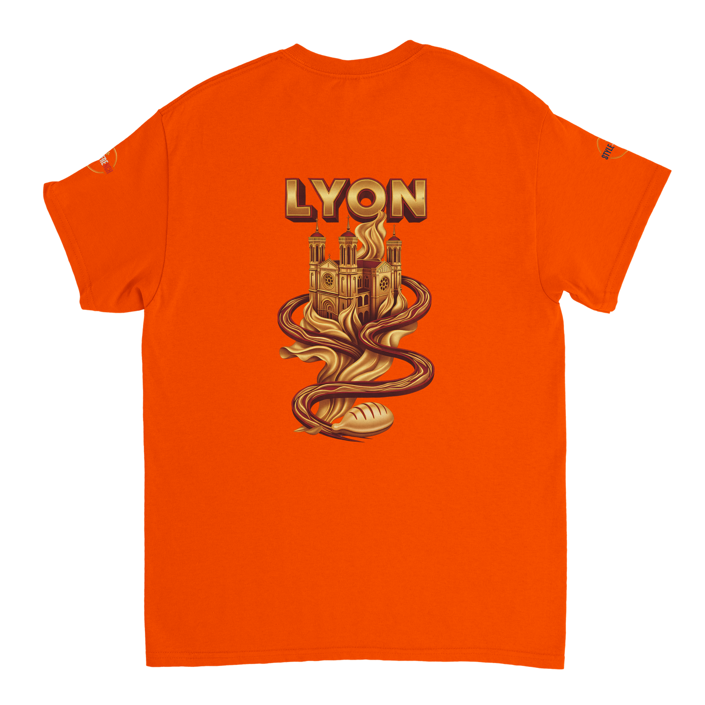 T-Shirt Unisexe Lyon - Design Ville de France - 100% Coton