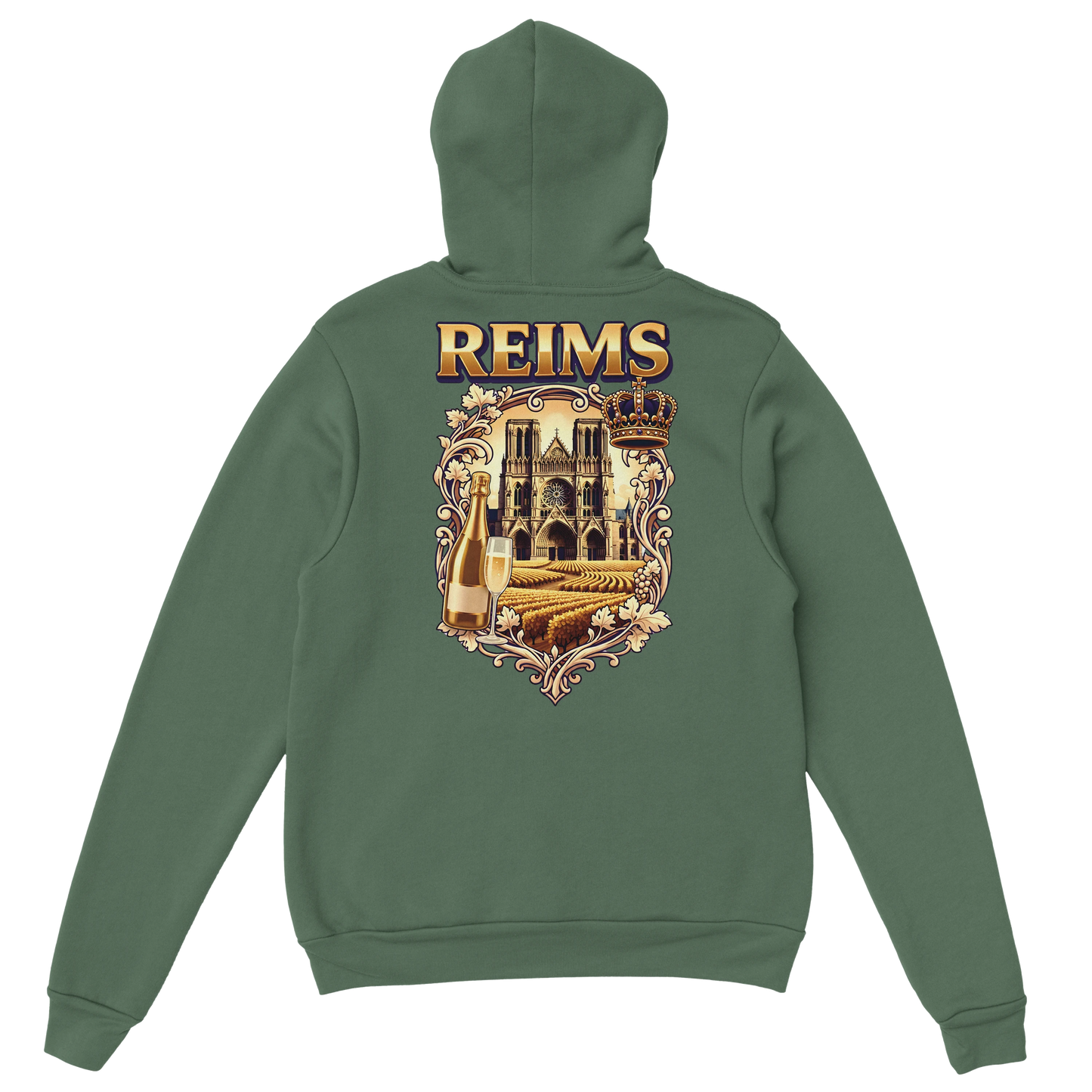 Sweat à capuche unisexe Reims - Confort premium avec conseils d'entretien