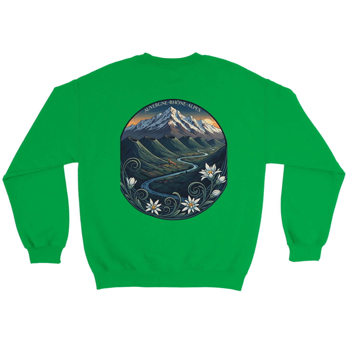 Sweat-shirt Unisexe Auvergne-Rhône-Alpes – Confort Classique