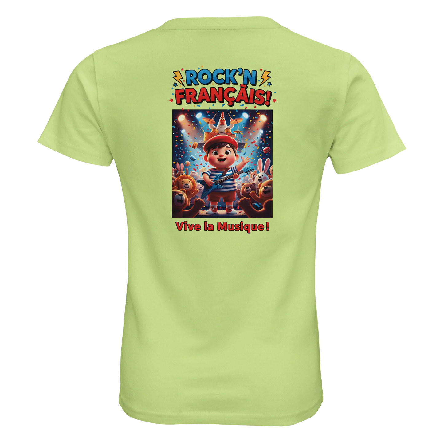 T-shirt Garçon Rock'n Français – Coton Bio Confortable