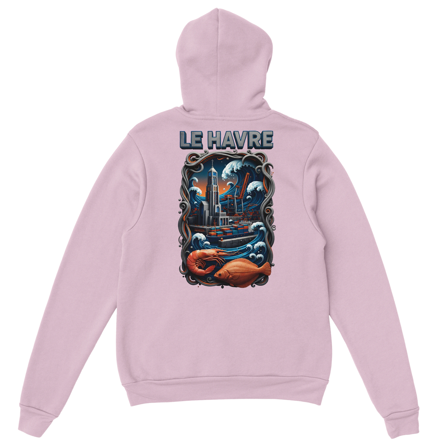 Sweat à Capuche Unisexe Le Havre – Hoodie Confortable et Résistant