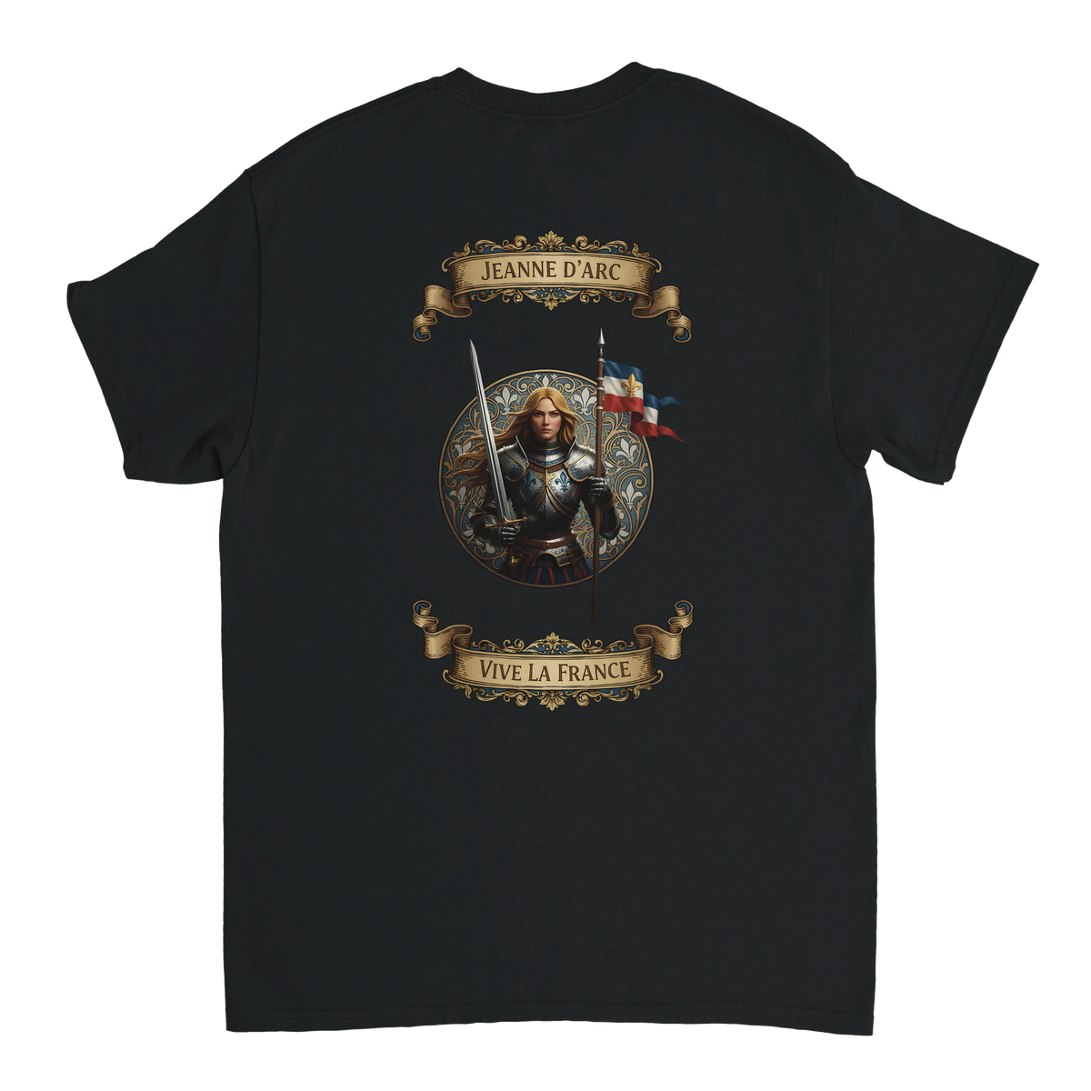T-shirt Femme Jeanne d'Arc - Symbole Iconique en Coton Premium