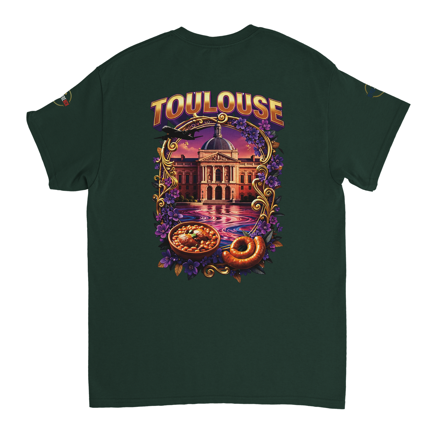 T-Shirt Unisexe Toulouse France – T-Shirt en Coton Premium à Coupe Classique
