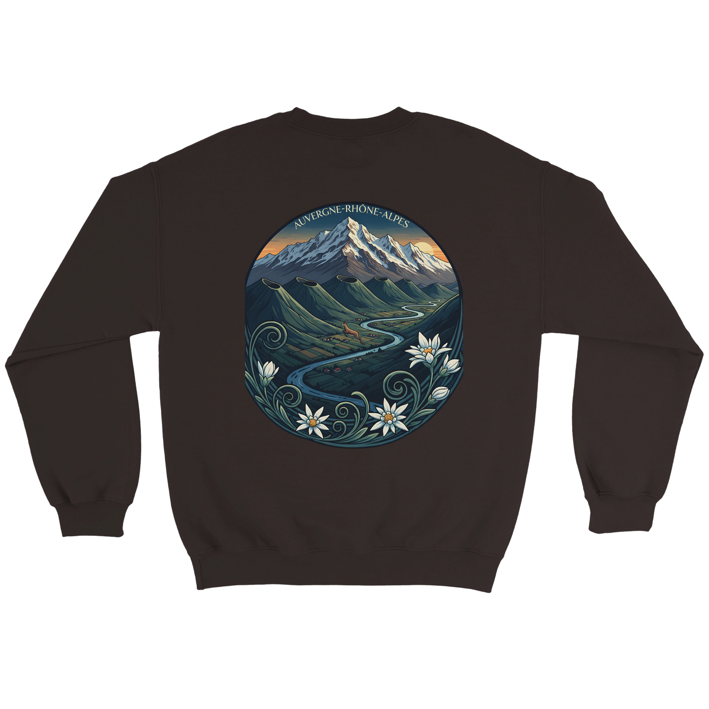 Sweat-shirt Unisexe Auvergne-Rhône-Alpes – Confort Classique