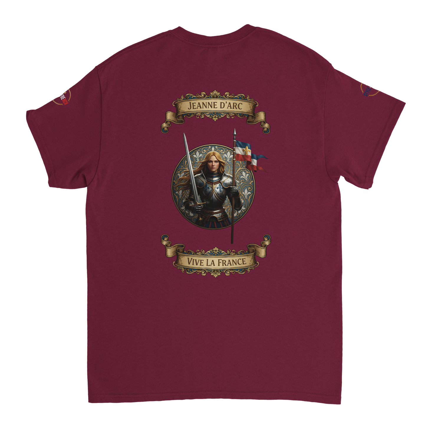T-shirt Femme Jeanne d'Arc - Symbole Iconique en Coton Premium