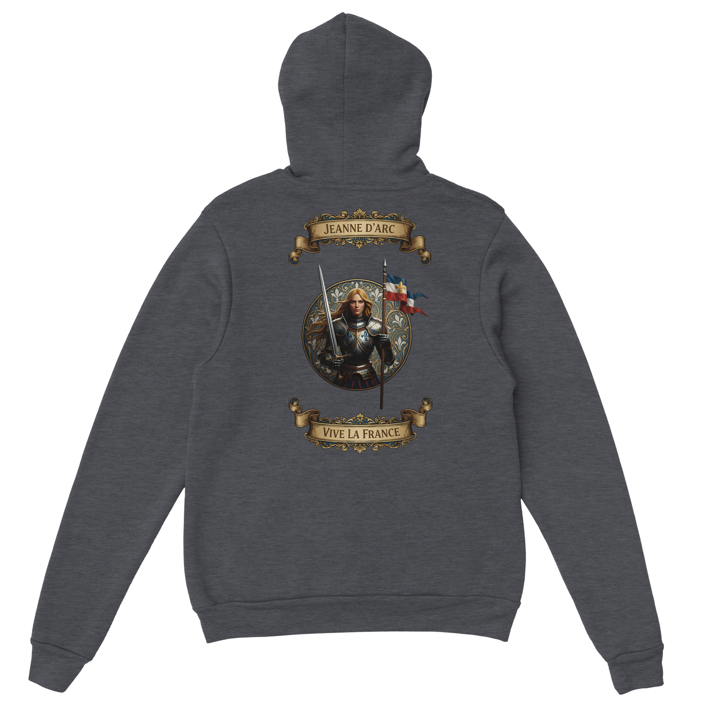 Sweat à Capuche Femme Jeanne d'Arc - Hoodie Confortable et Résistant