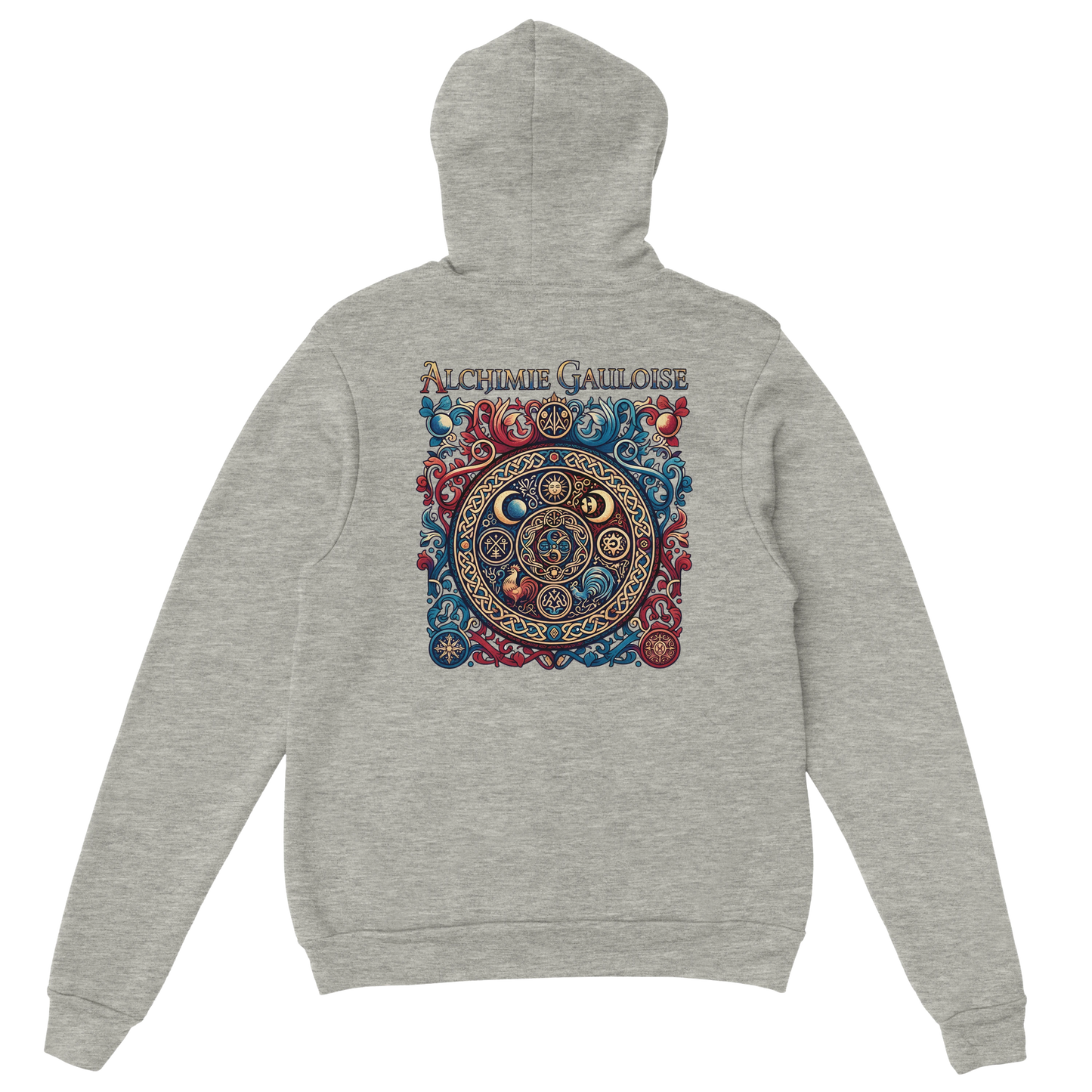 Sweat à capuche homme Alchimie Gauloise – Hoodie premium en coton mélangé