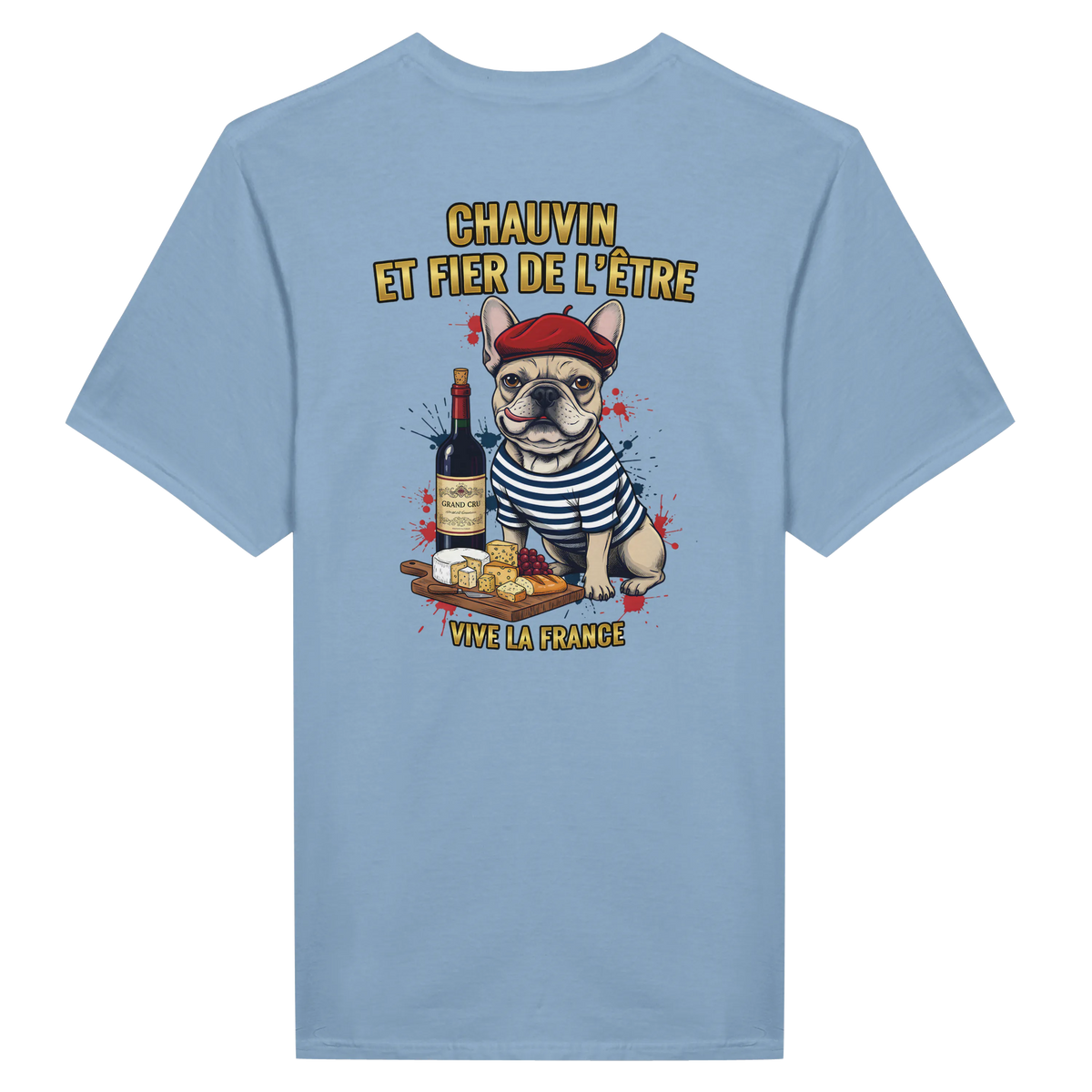 T-shirt Homme Chauvin et Fier de l'Être - Classique Ras du Cou Gildan 64000