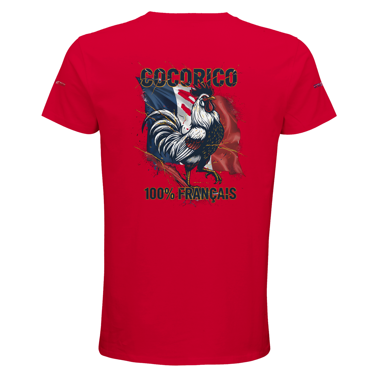 T-shirt Homme Cocorico - Coton Bio Premium à Col Rond