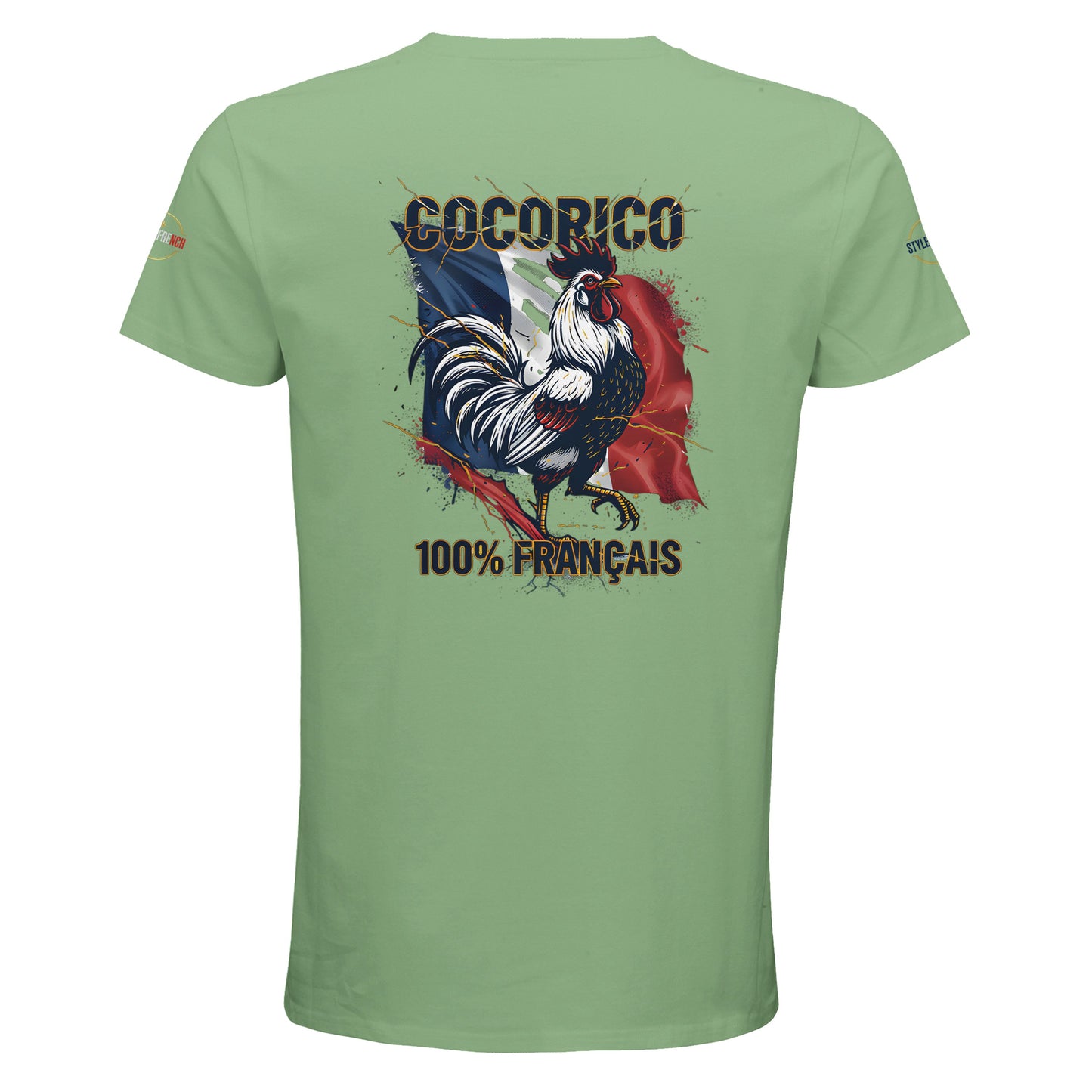 T-shirt Homme Cocorico - Coton Bio Premium à Col Rond